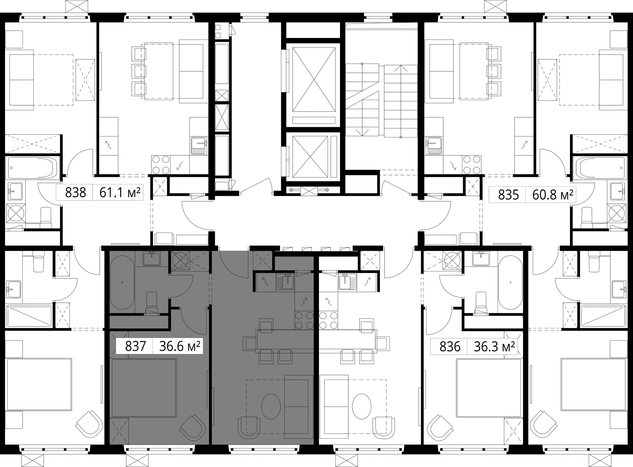 1-комн. Квартира 36.60 м², 142701, Московская область