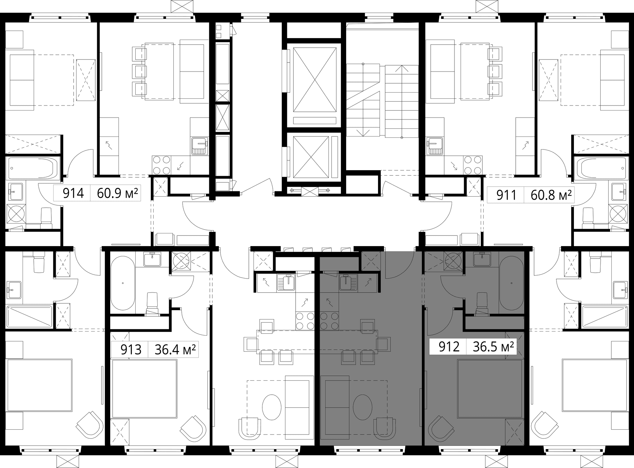 1-комн. Квартира 36.50 м², 142701, Московская область