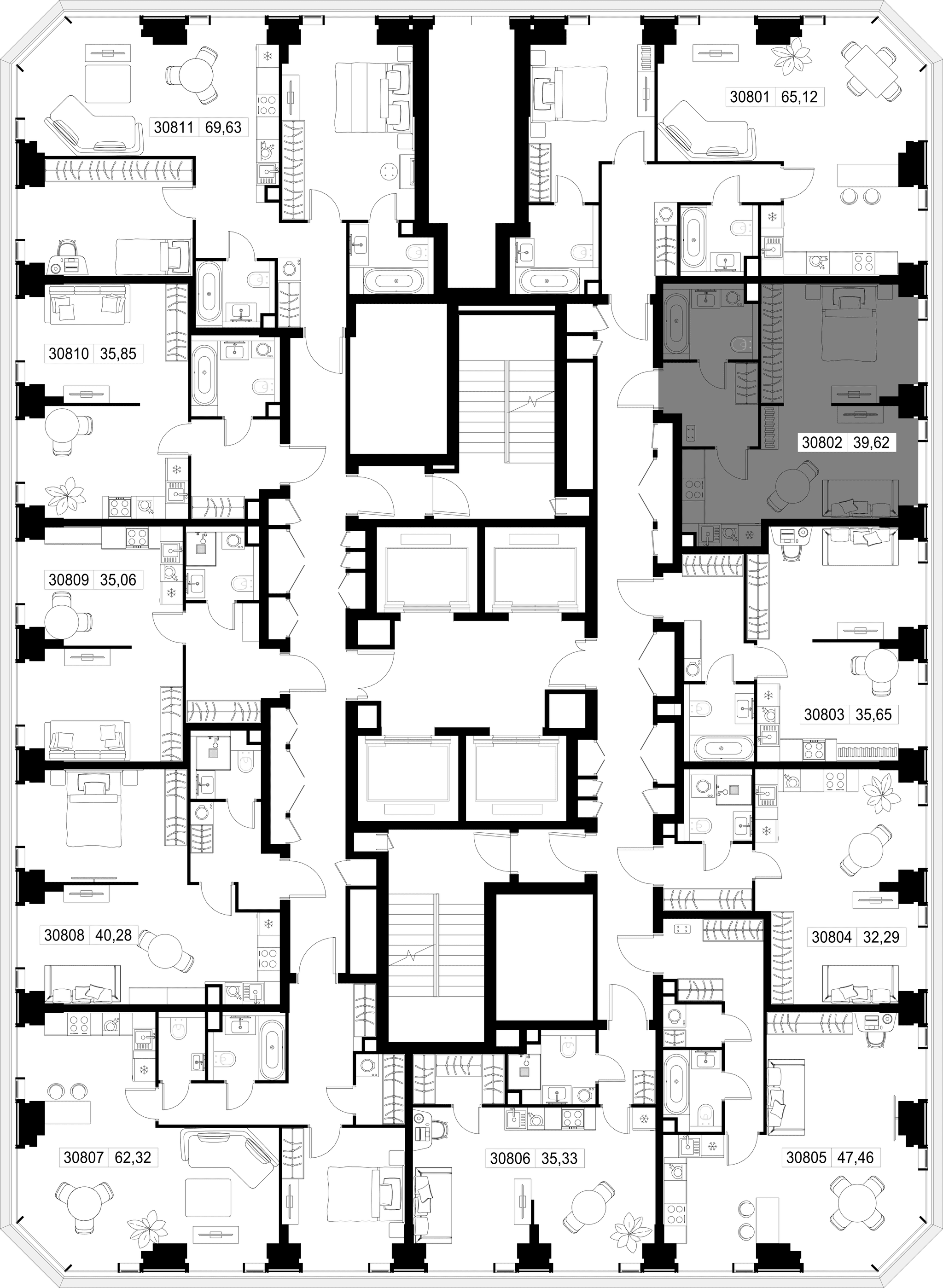 1-комн. Квартира 39.62 м², г. Москва, Вишнёвая улица