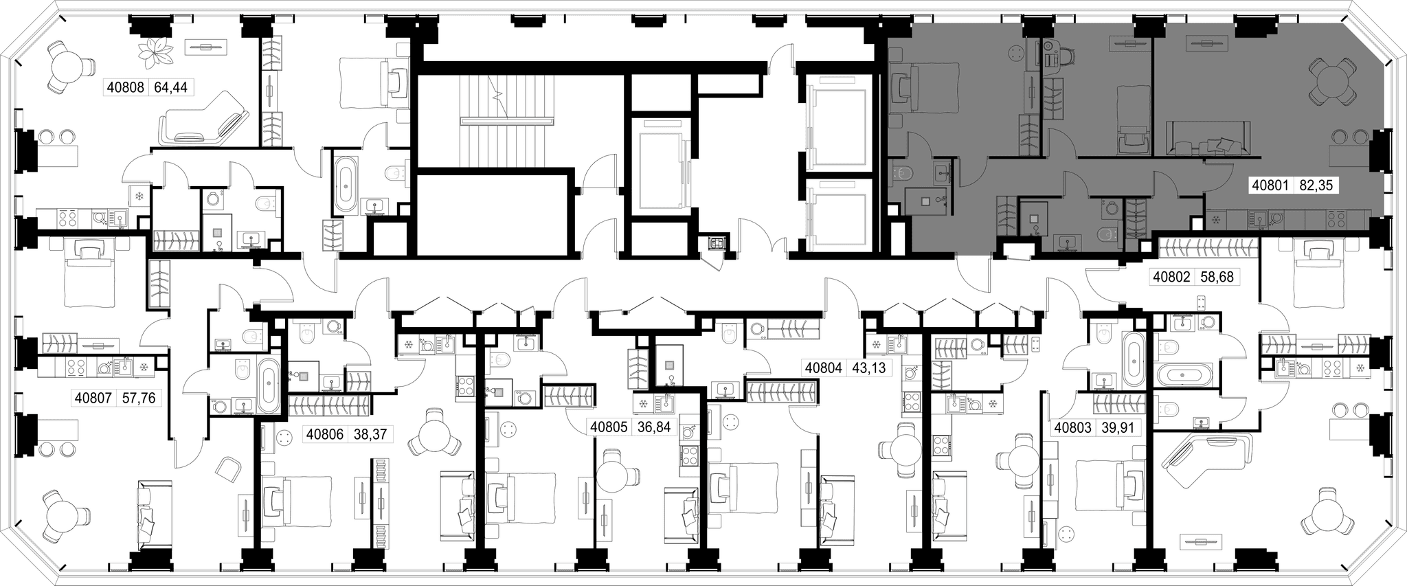 3-комн. Квартира 82.35 м², г. Москва, Вишнёвая улица