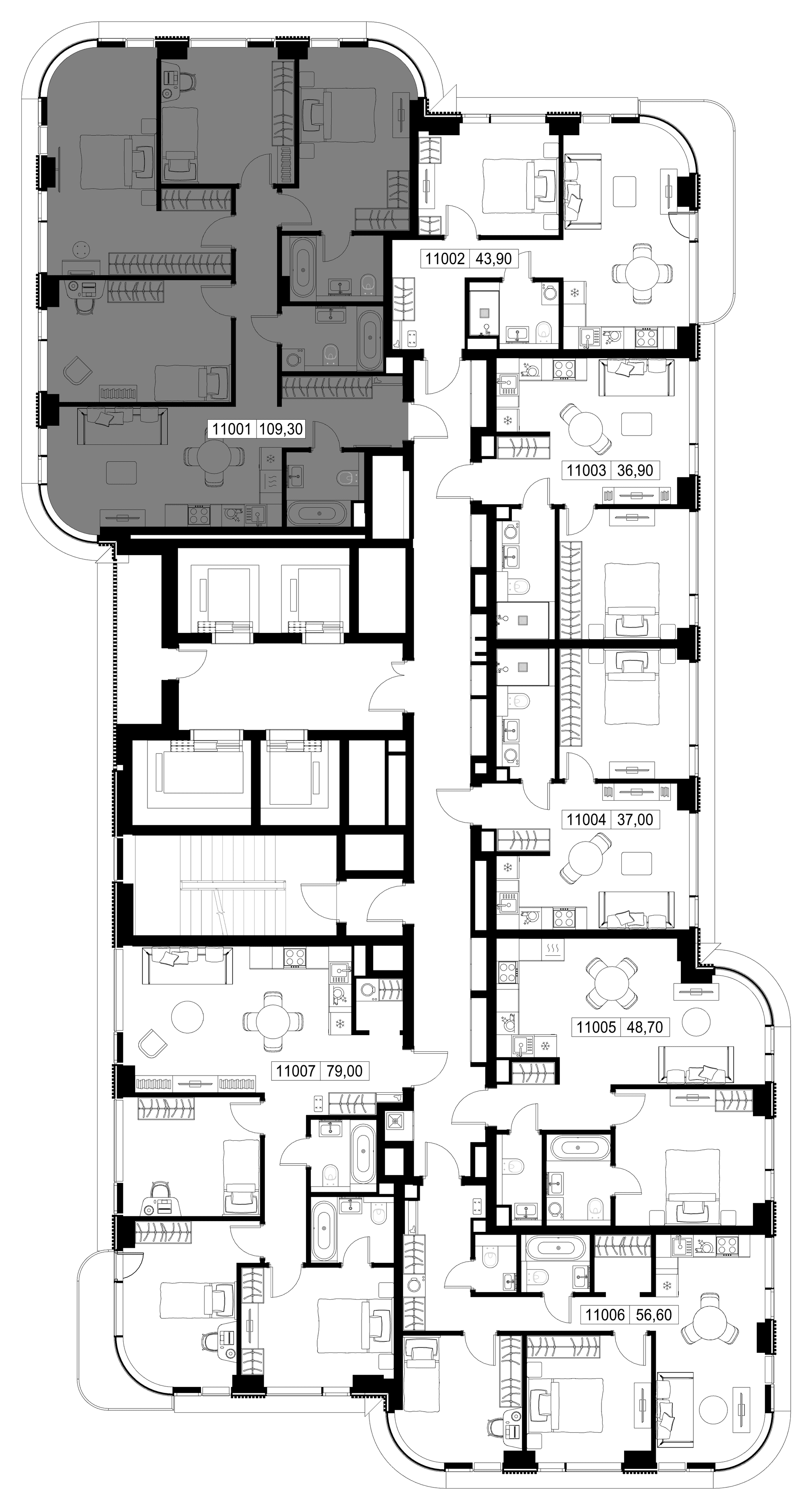 4-комн. Квартира 109.30 м², г. Москва, Вишнёвая улица