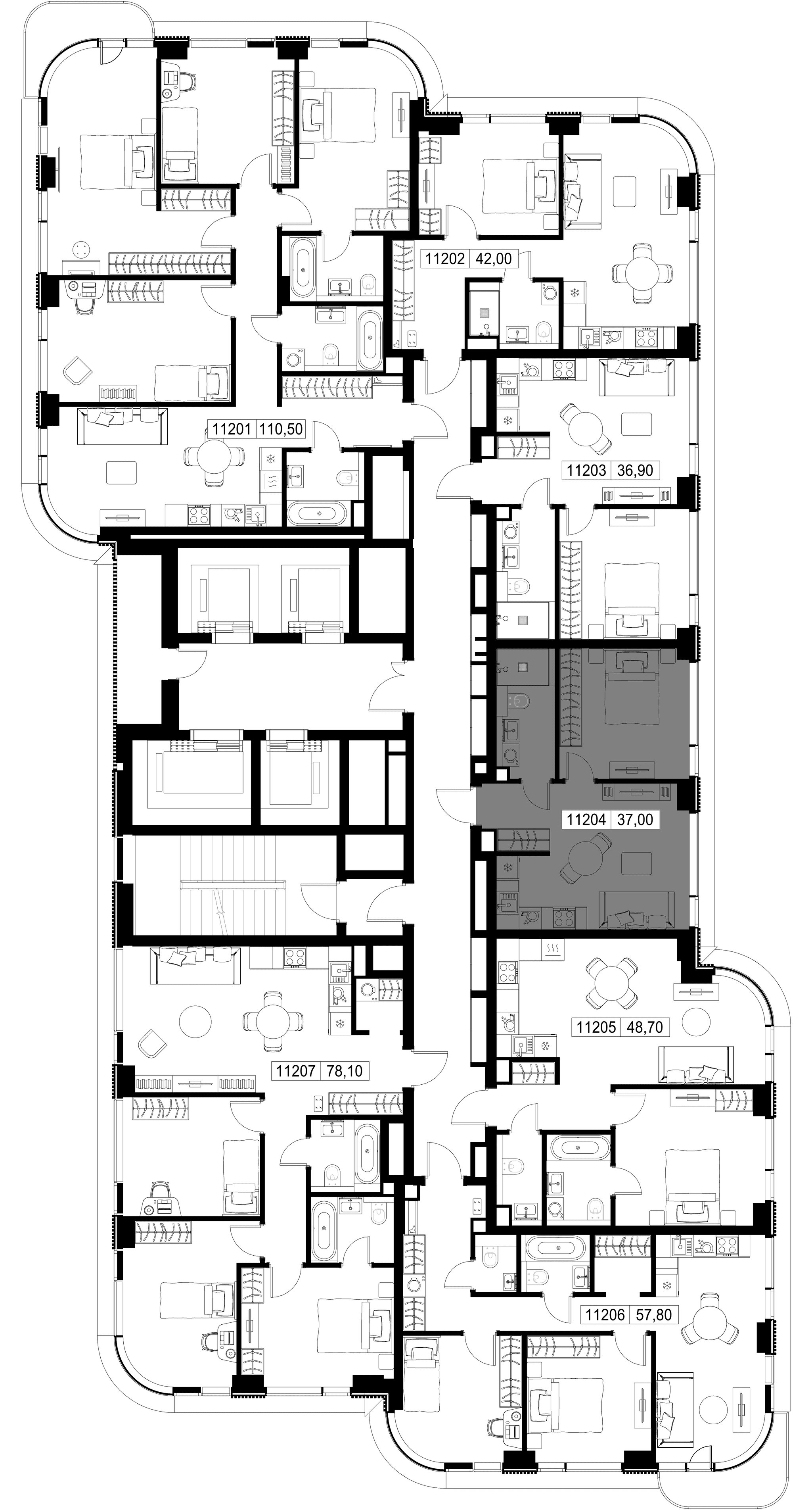 1-комн. Квартира 37.00 м², г. Москва, Вишнёвая улица