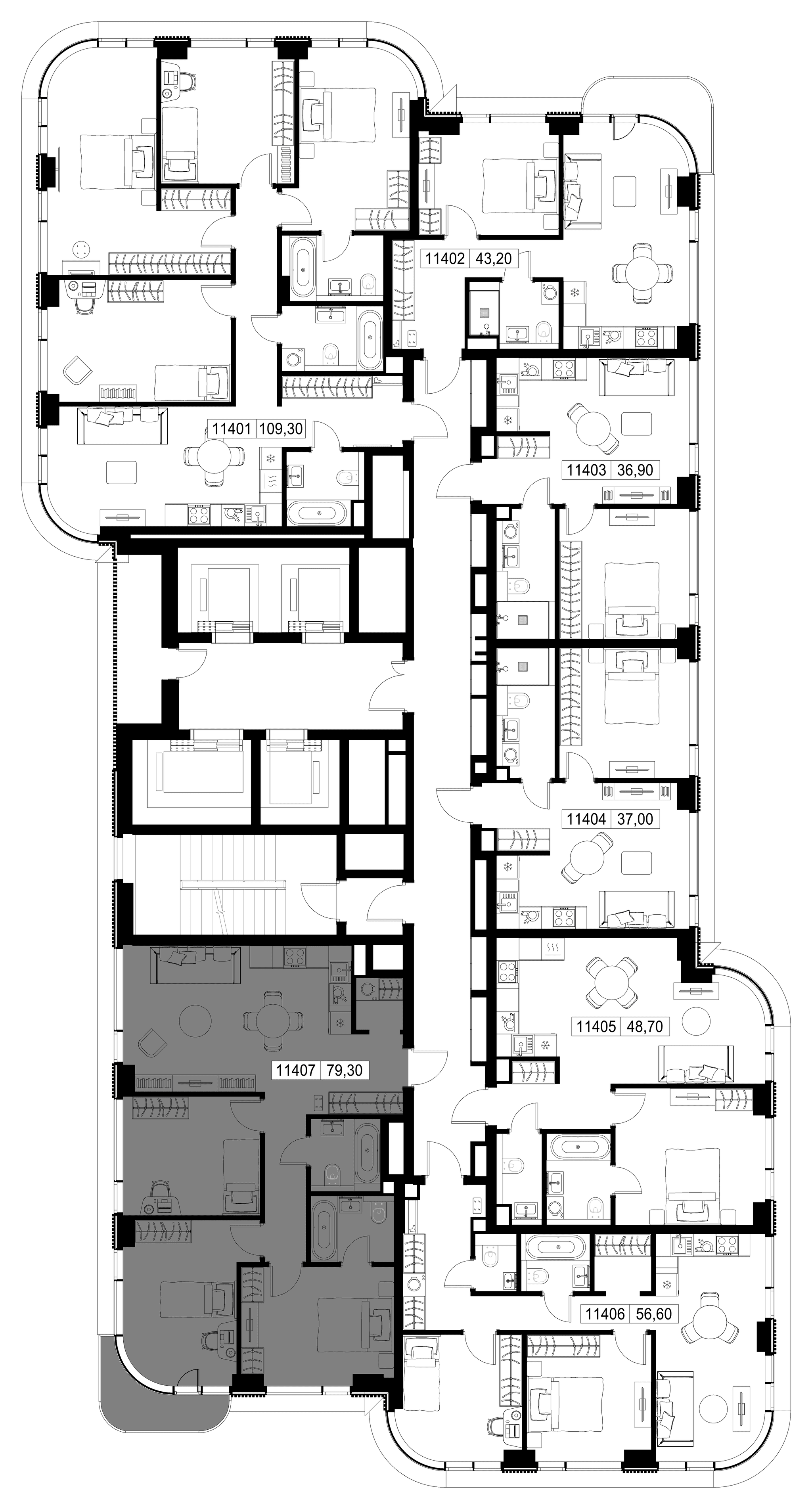 3-комн. Квартира 79.30 м², г. Москва, Вишнёвая улица