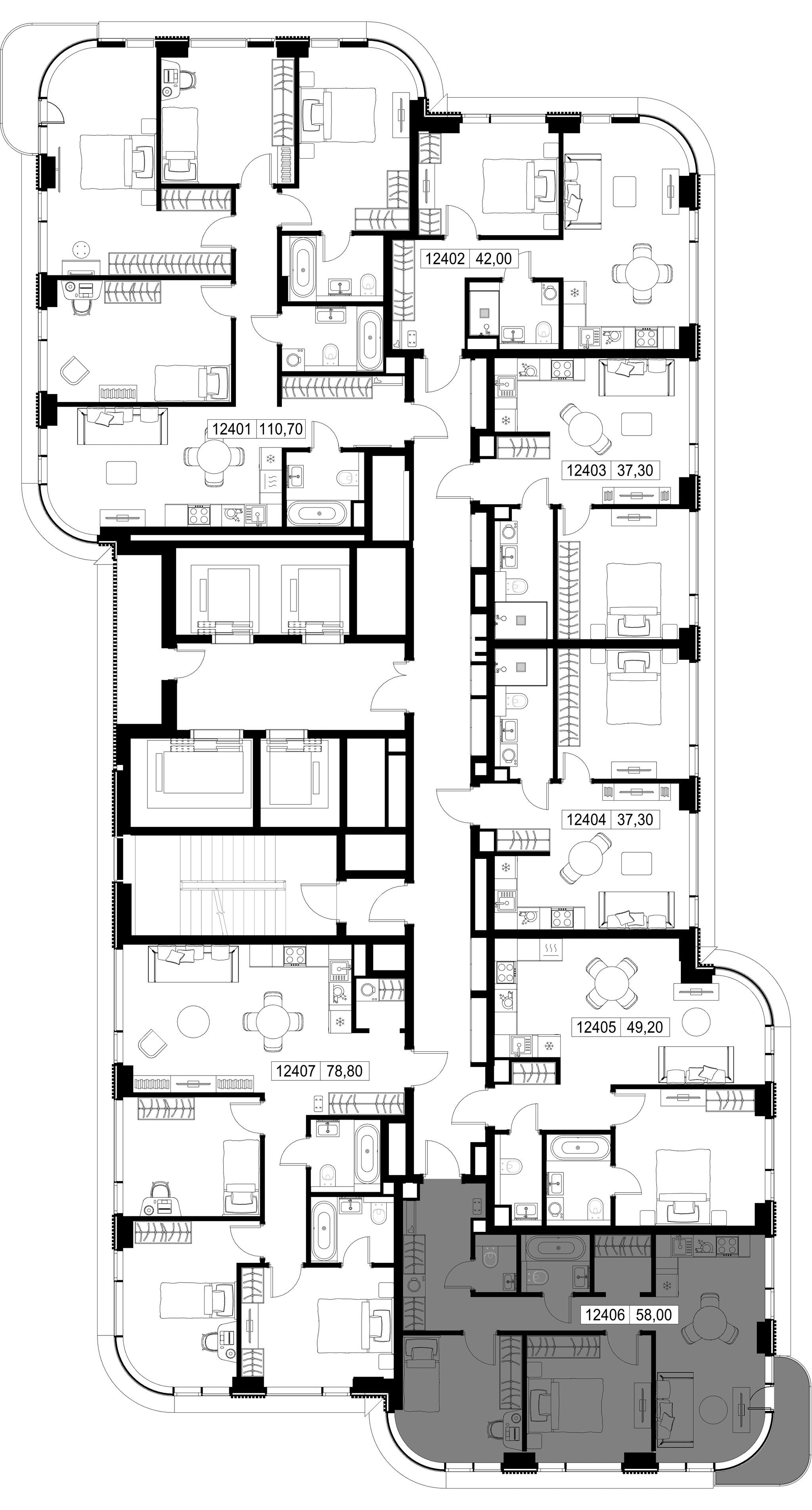 2-комн. Квартира 58.00 м², г. Москва, Вишнёвая улица