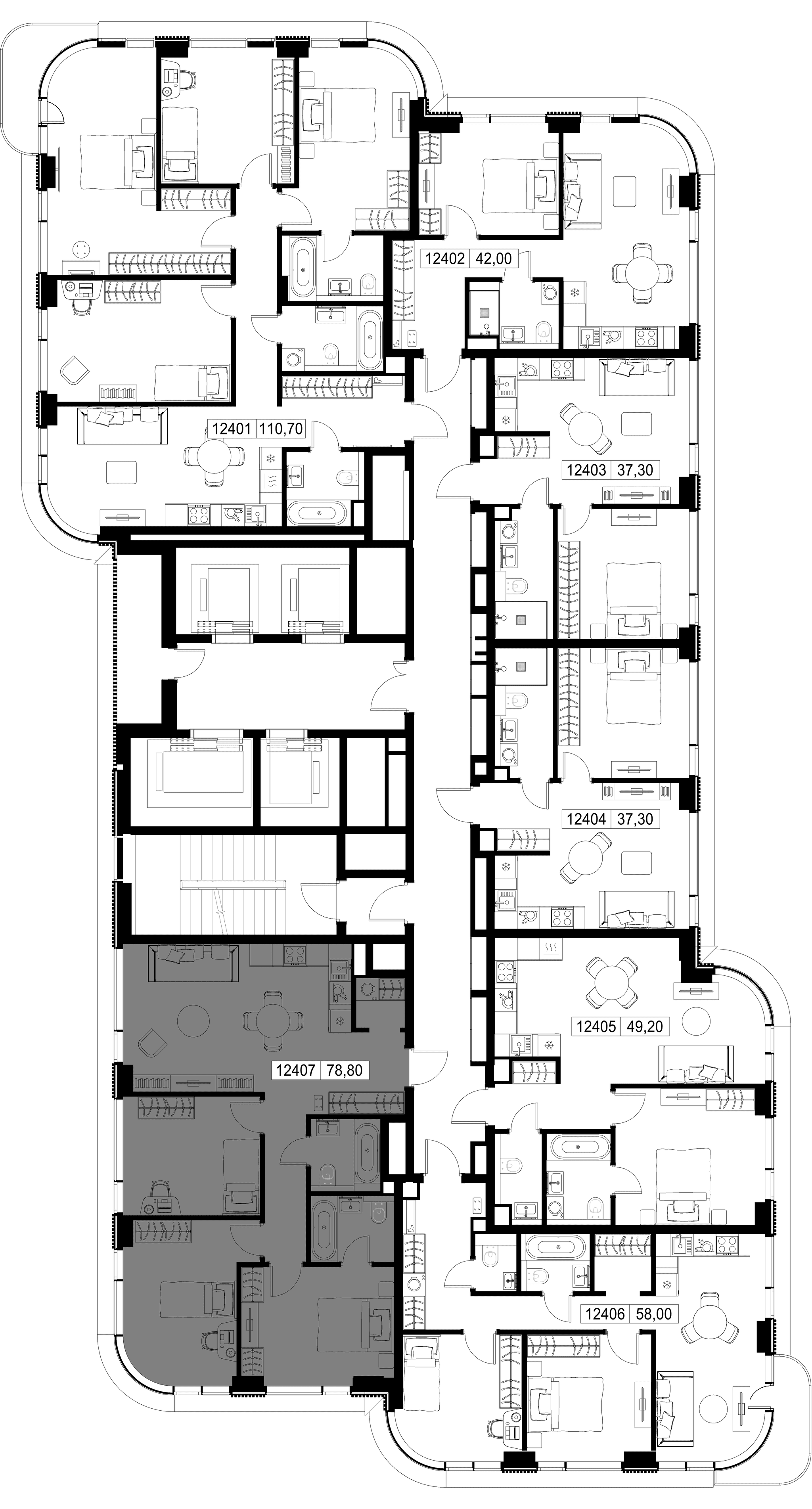 3-комн. Квартира 78.80 м², г. Москва, Вишнёвая улица
