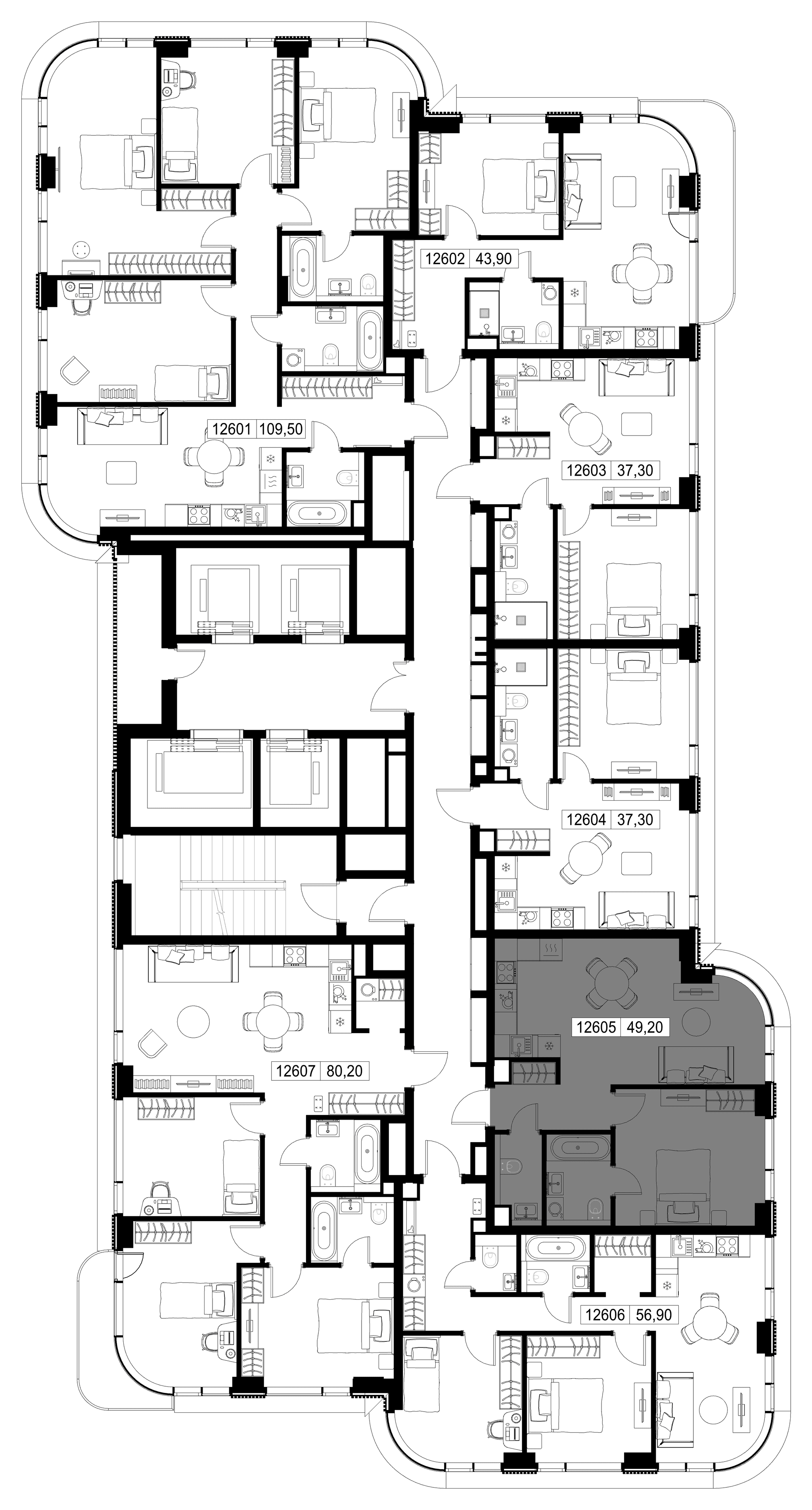 1-комн. Квартира 49.20 м², г. Москва, Вишнёвая улица