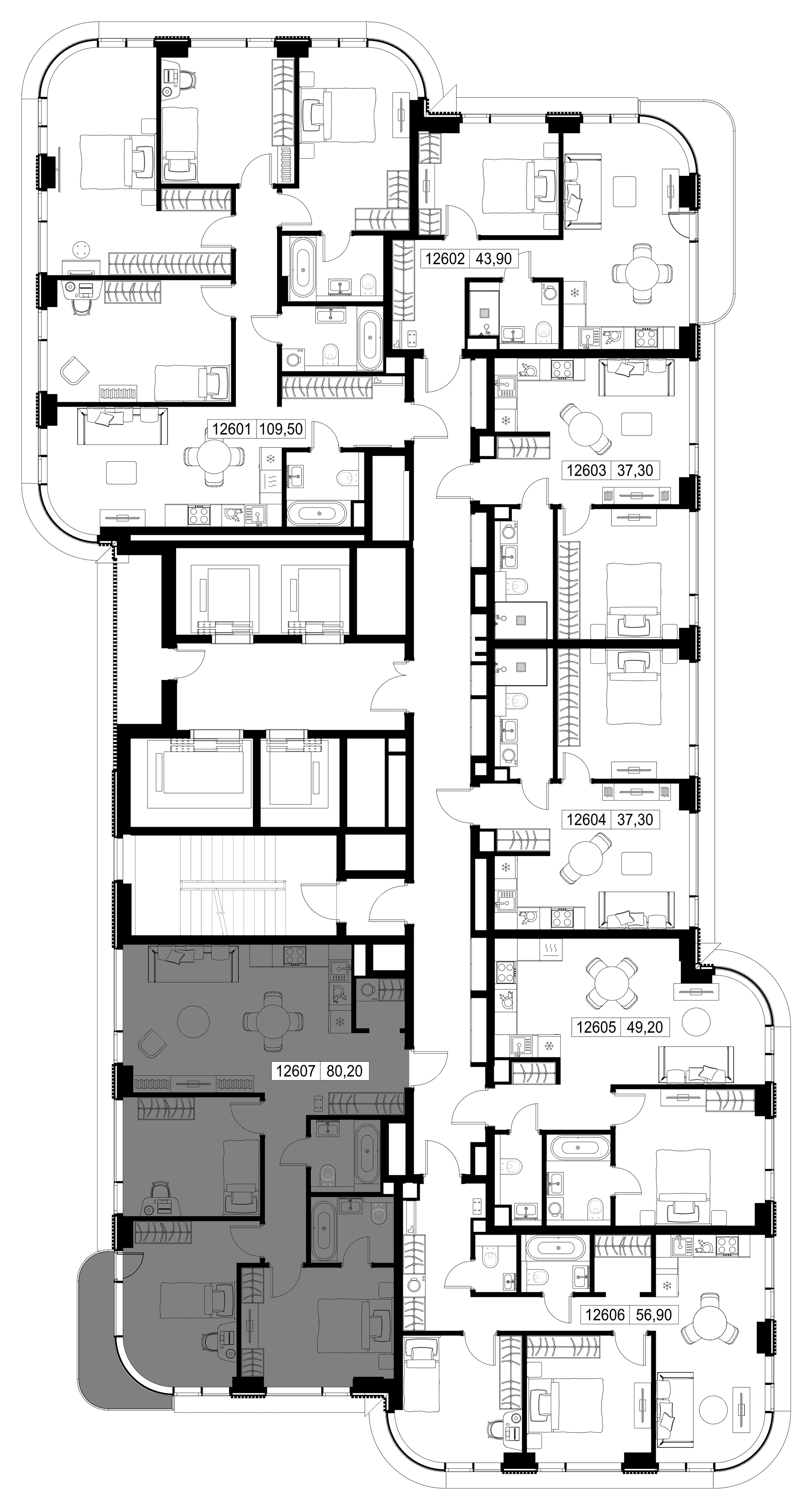 3-комн. Квартира 80.20 м², г. Москва, Вишнёвая улица