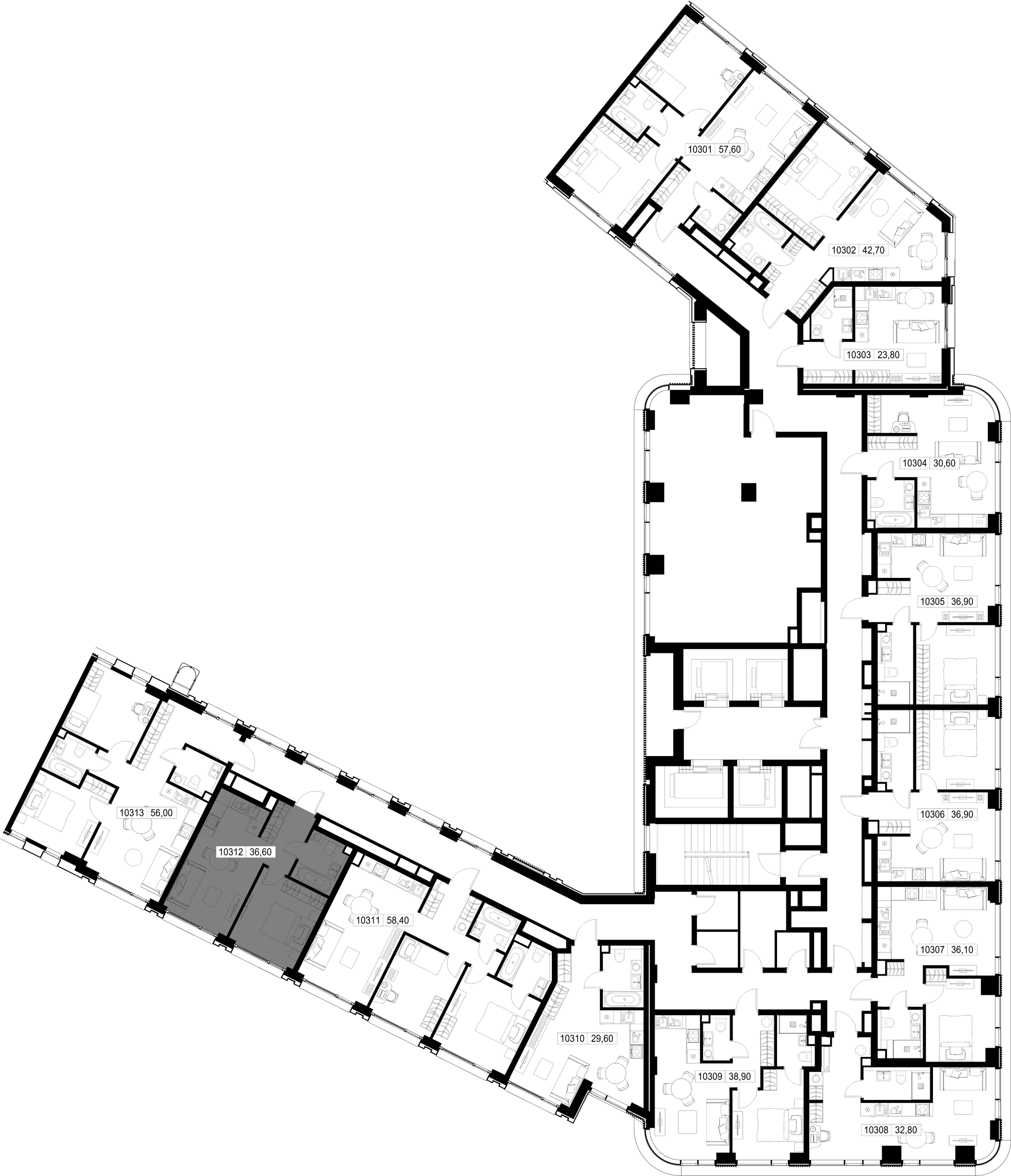 1-комн. Квартира 36.60 м², г. Москва, Вишнёвая улица