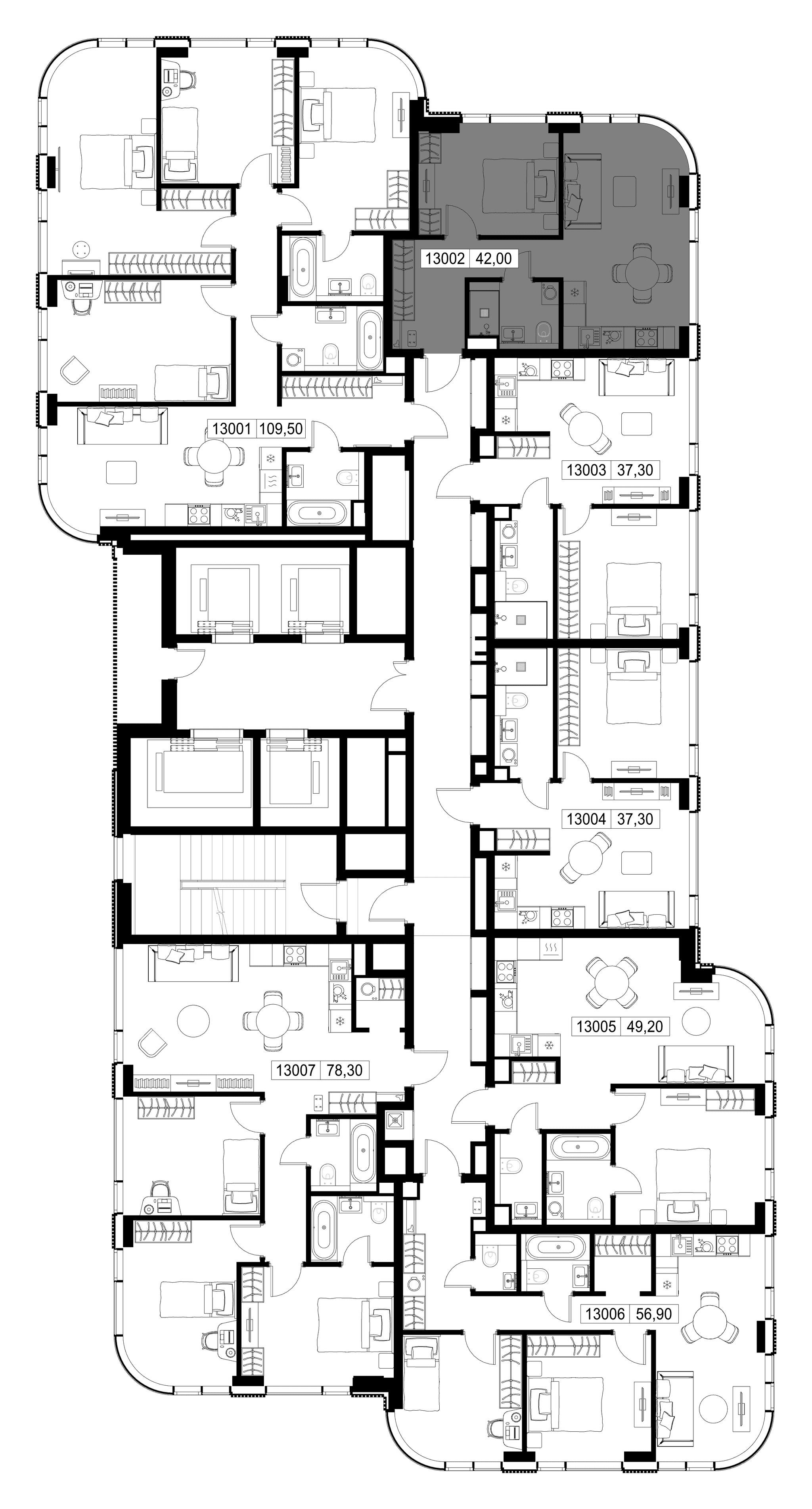 1-комн. Квартира 42.00 м², г. Москва, Вишнёвая улица