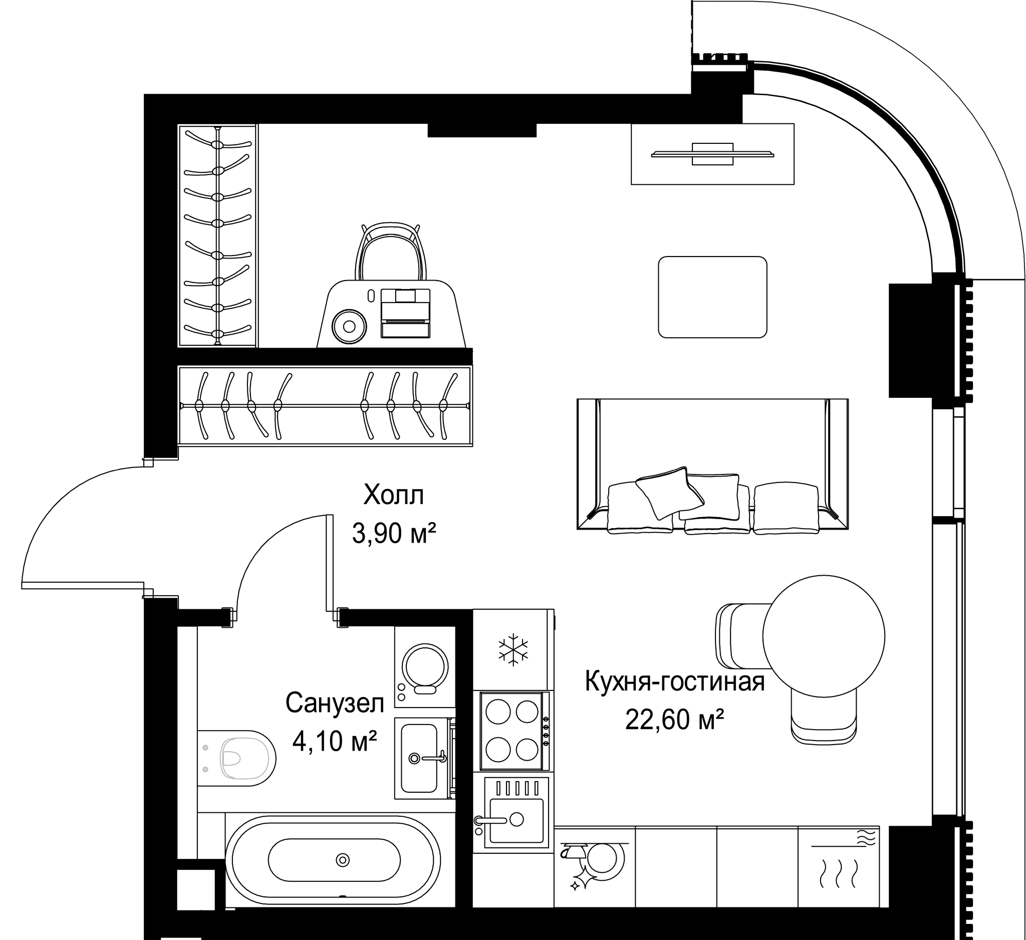 9-комн. Квартира 30.60 м², г. Москва, Вишнёвая улица
