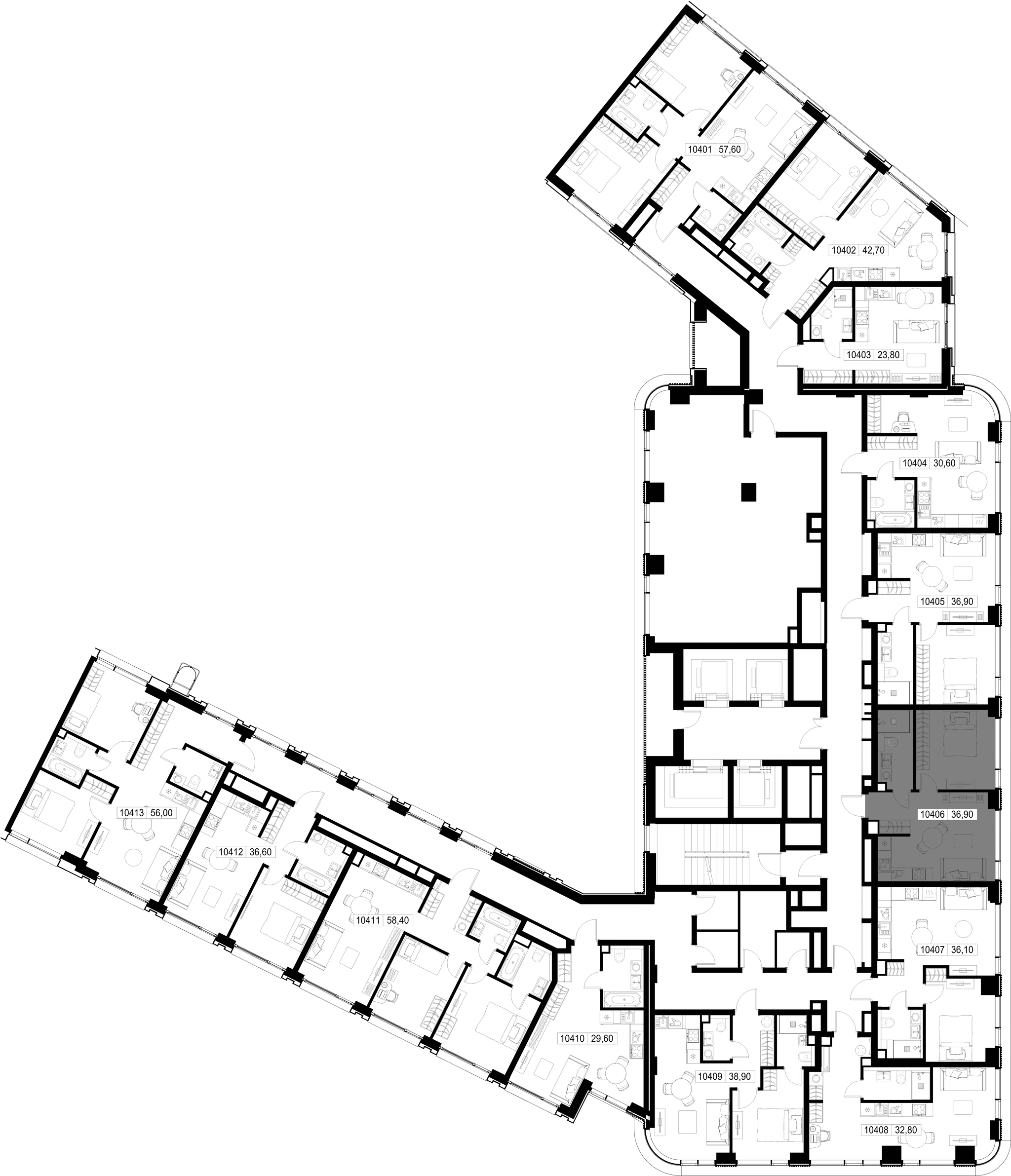 1-комн. Квартира 36.90 м², г. Москва, Вишнёвая улица