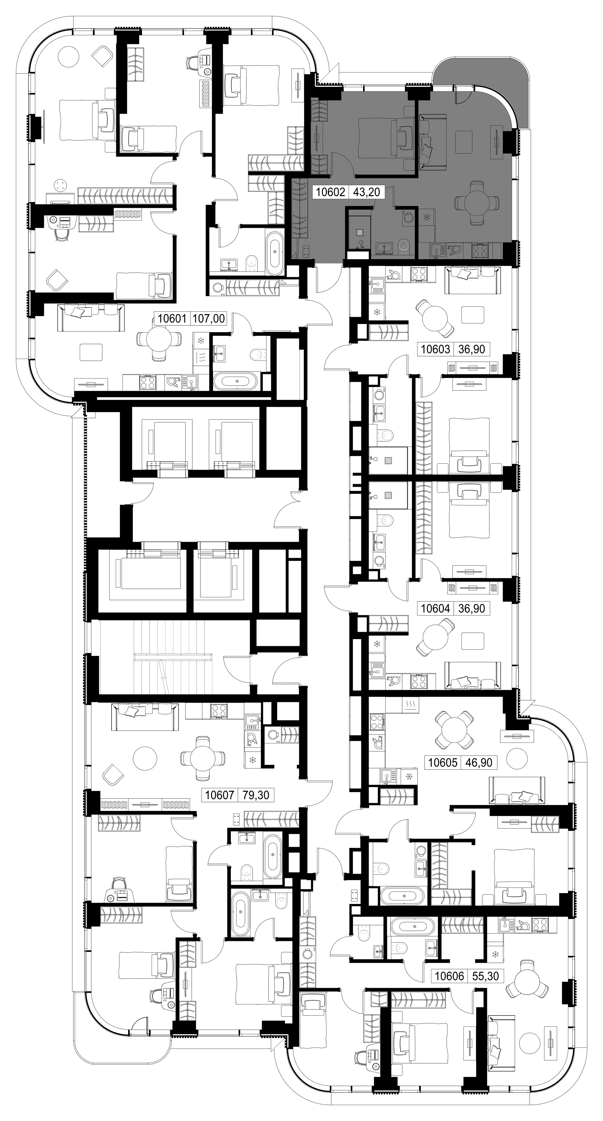 1-комн. Квартира 43.20 м², г. Москва, Вишнёвая улица