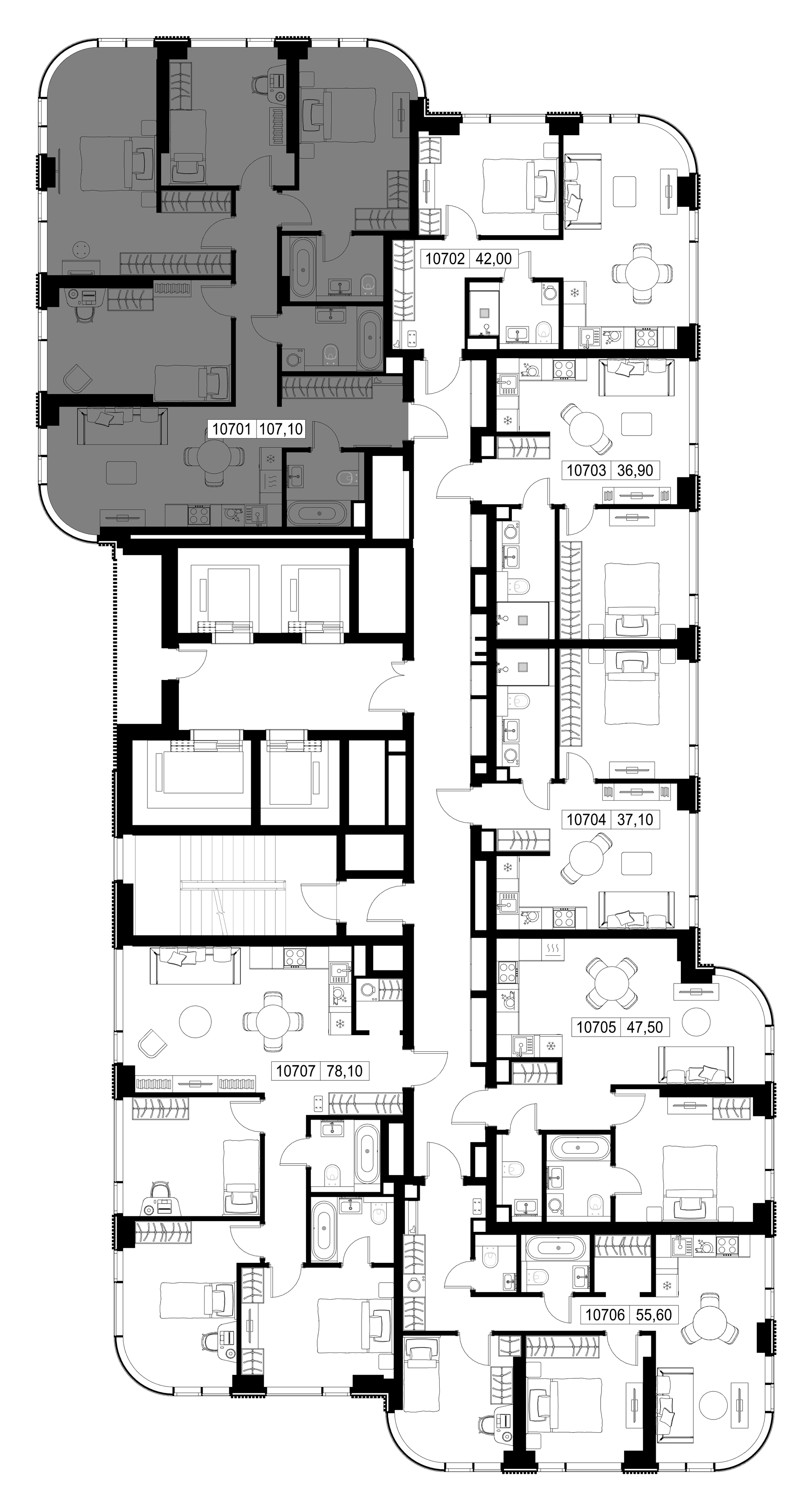 4-комн. Квартира 107.10 м², г. Москва, Вишнёвая улица