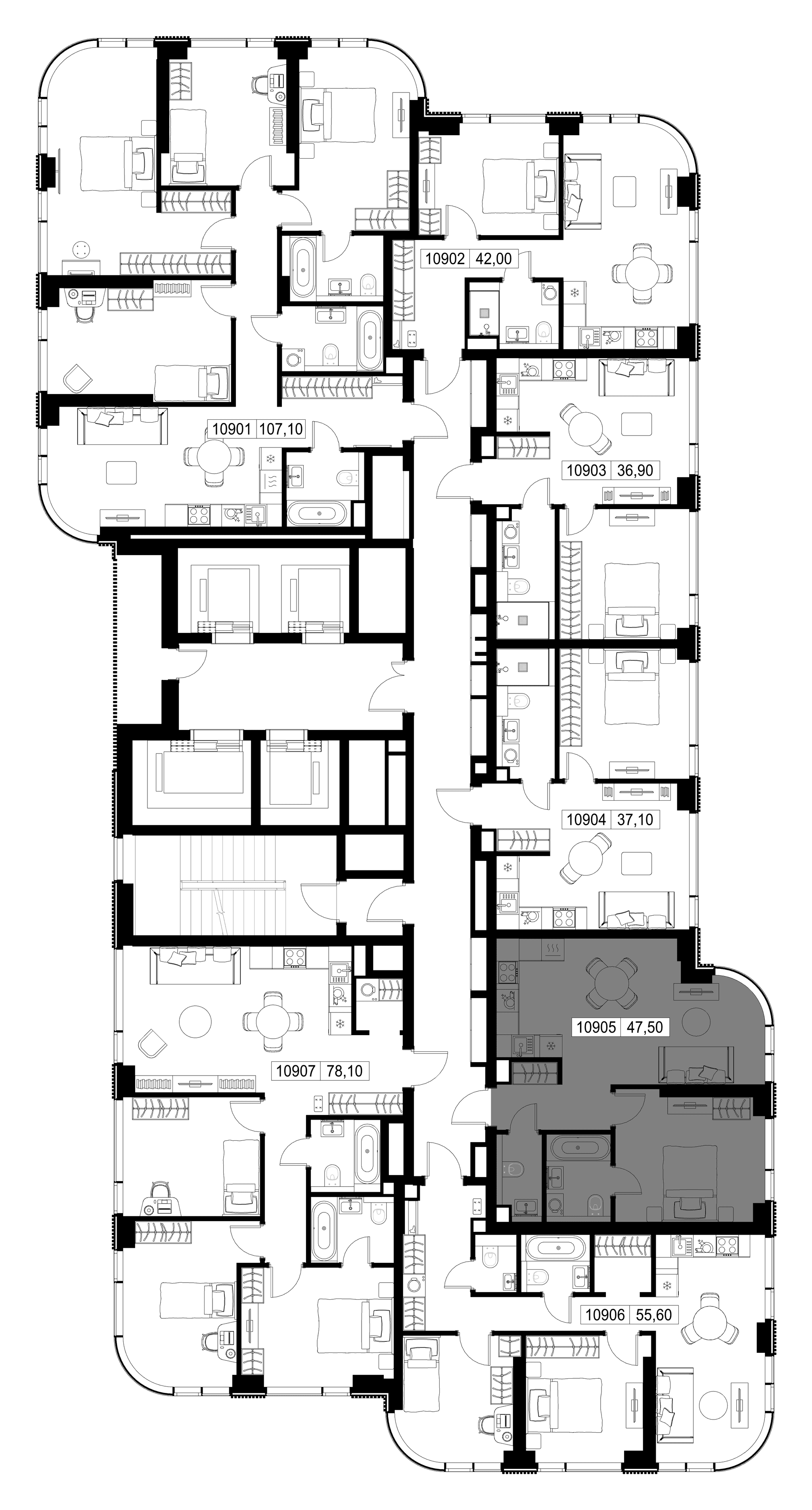 1-комн. Квартира 47.50 м², г. Москва, Вишнёвая улица