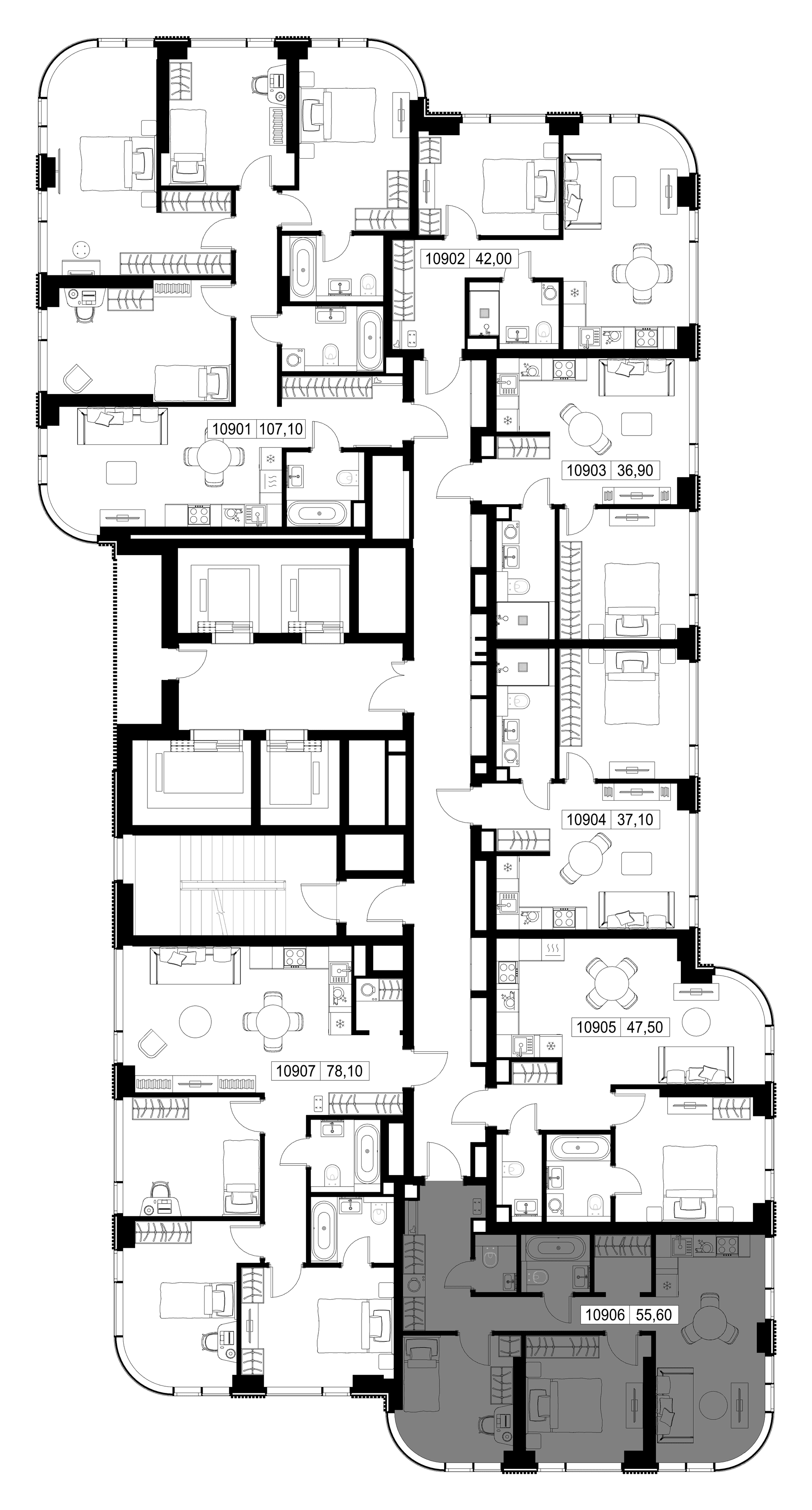 2-комн. Квартира 55.60 м², г. Москва, Вишнёвая улица