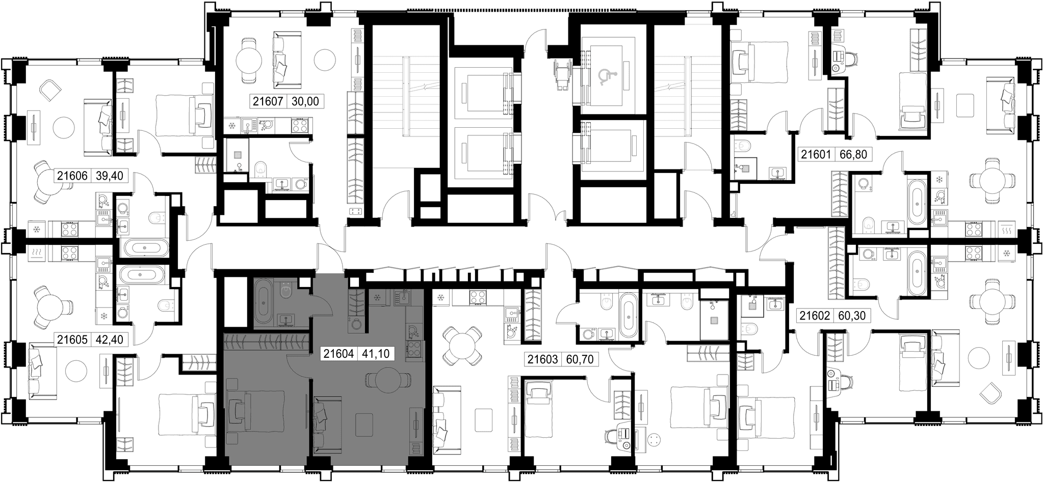 1-комн. Квартира 41.10 м², г. Москва, Вишнёвая улица