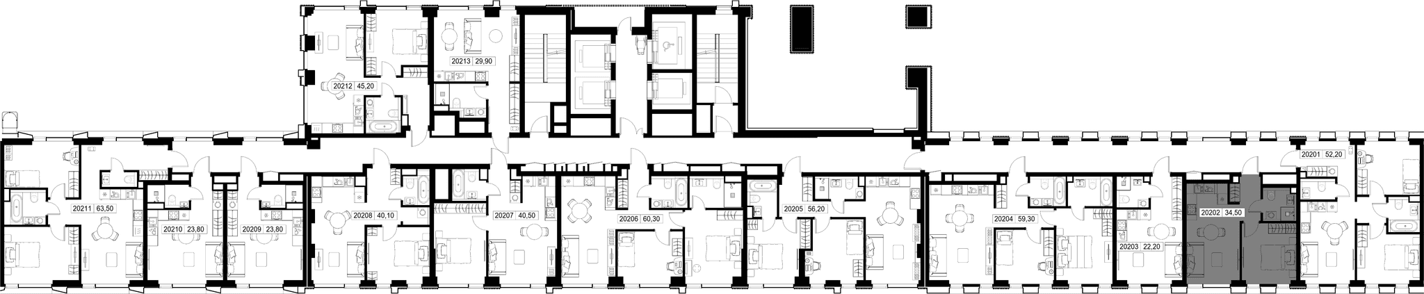 1-комн. Квартира 34.50 м², г. Москва, Вишнёвая улица