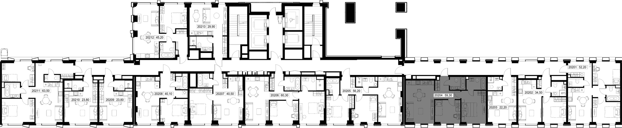 2-комн. Квартира 59.30 м², г. Москва, Вишнёвая улица