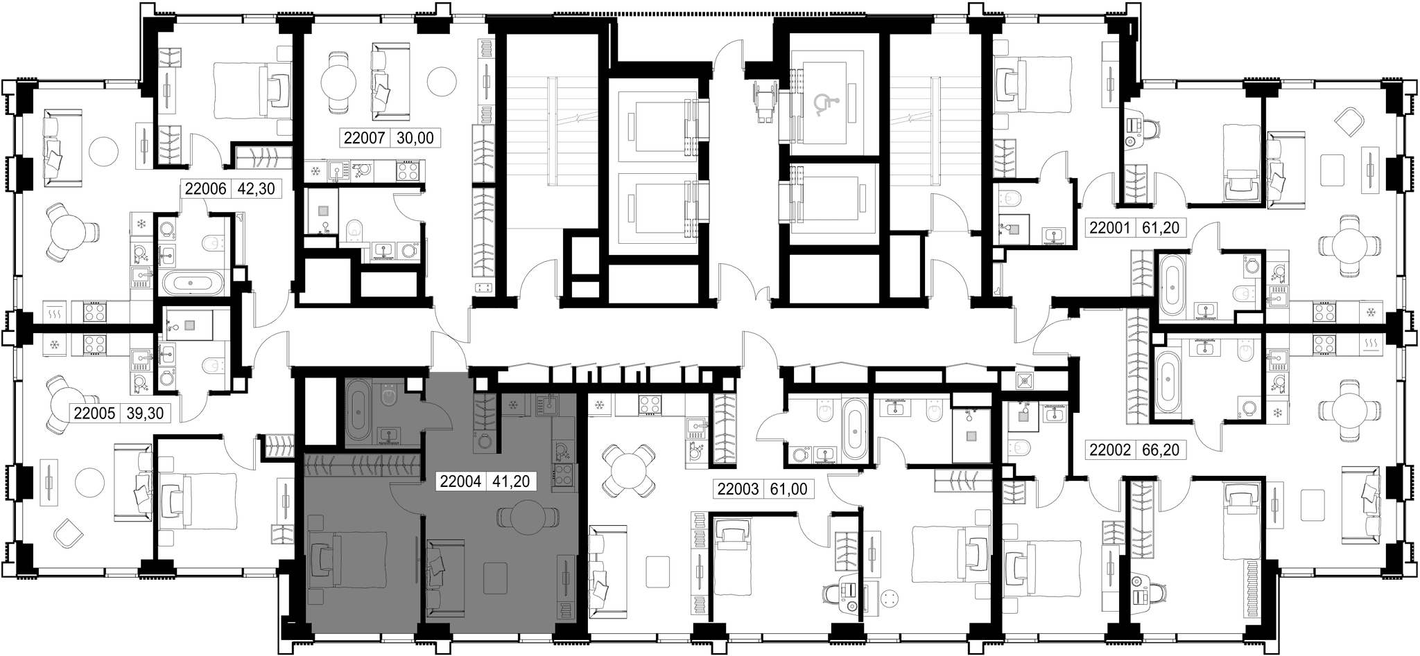 1-комн. Квартира 41.20 м², г. Москва, Вишнёвая улица