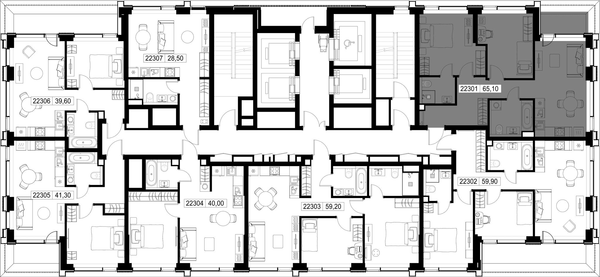 2-комн. Квартира 65.10 м², г. Москва, Вишнёвая улица