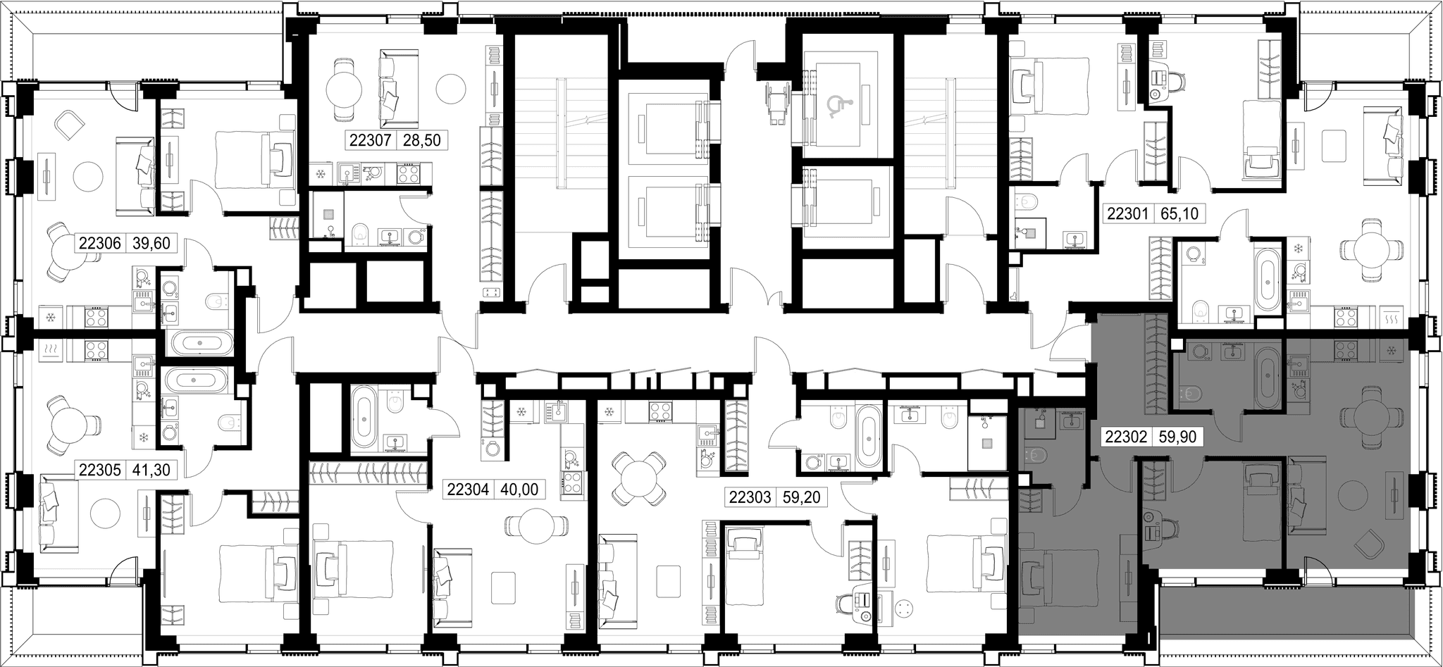 2-комн. Квартира 59.90 м², г. Москва, Вишнёвая улица