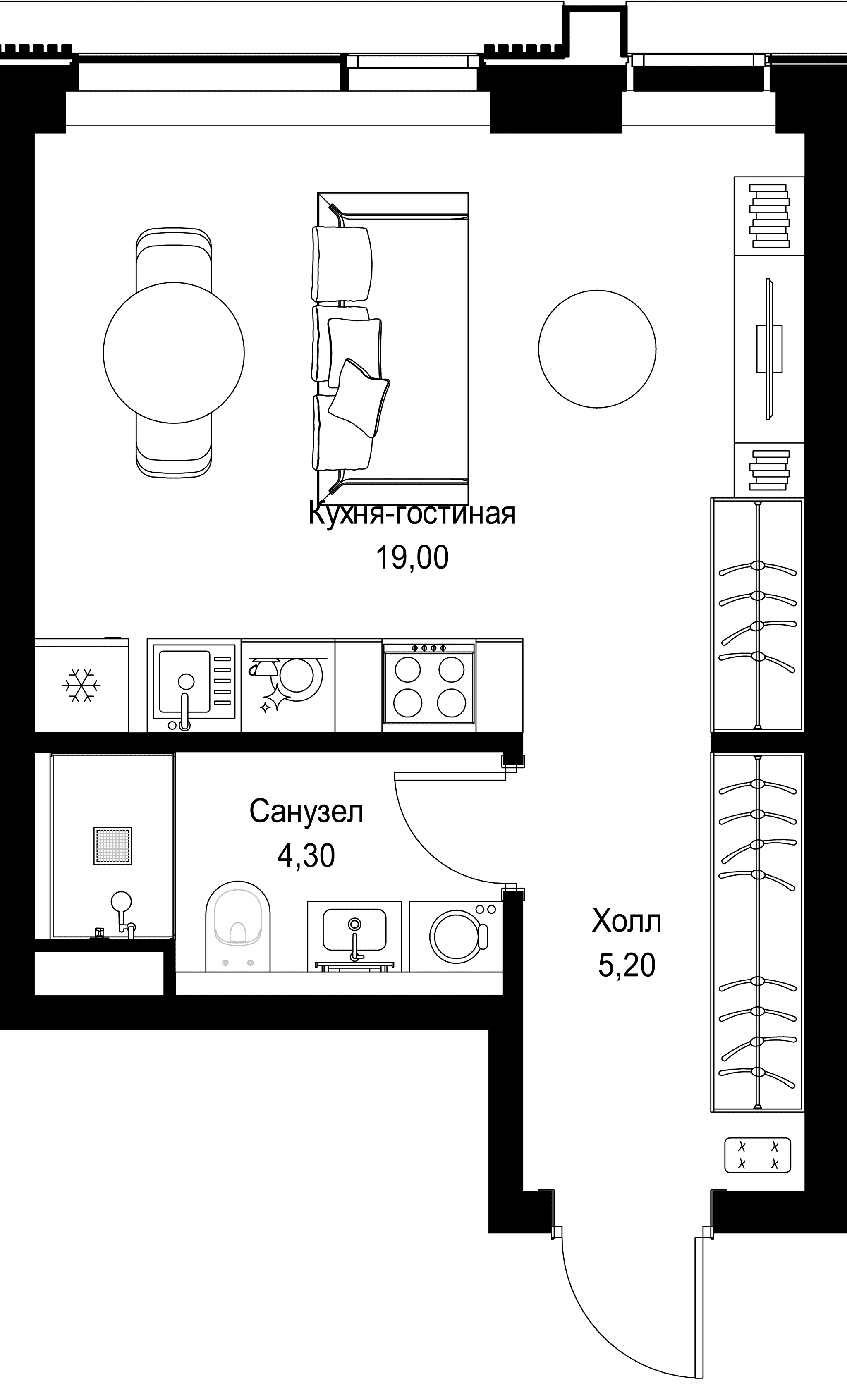 9-комн. Квартира 28.50 м², г. Москва, Вишнёвая улица