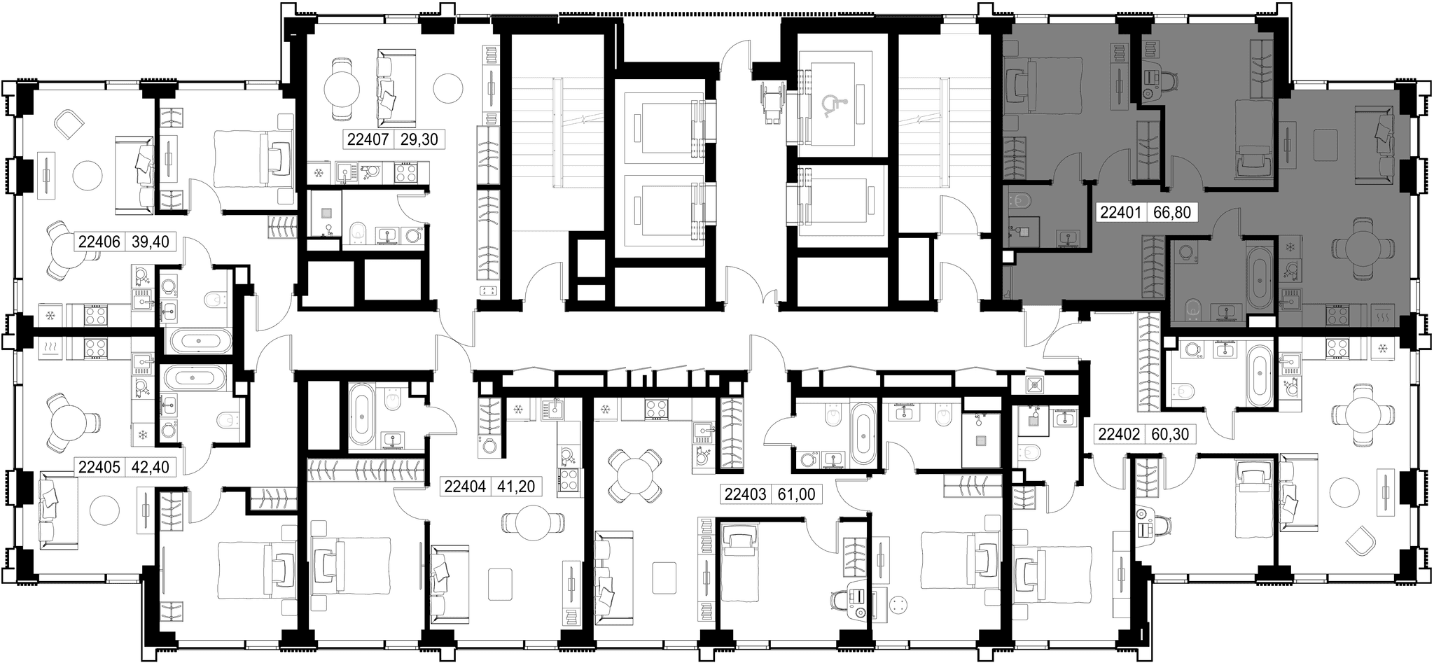 2-комн. Квартира 66.80 м², г. Москва, Вишнёвая улица