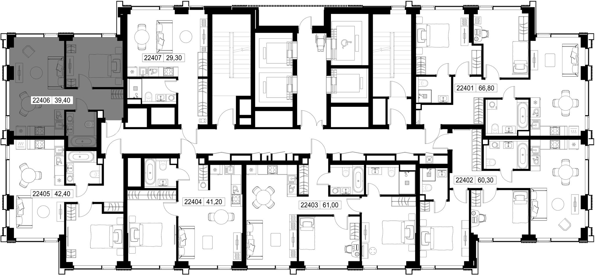 1-комн. Квартира 39.40 м², г. Москва, Вишнёвая улица