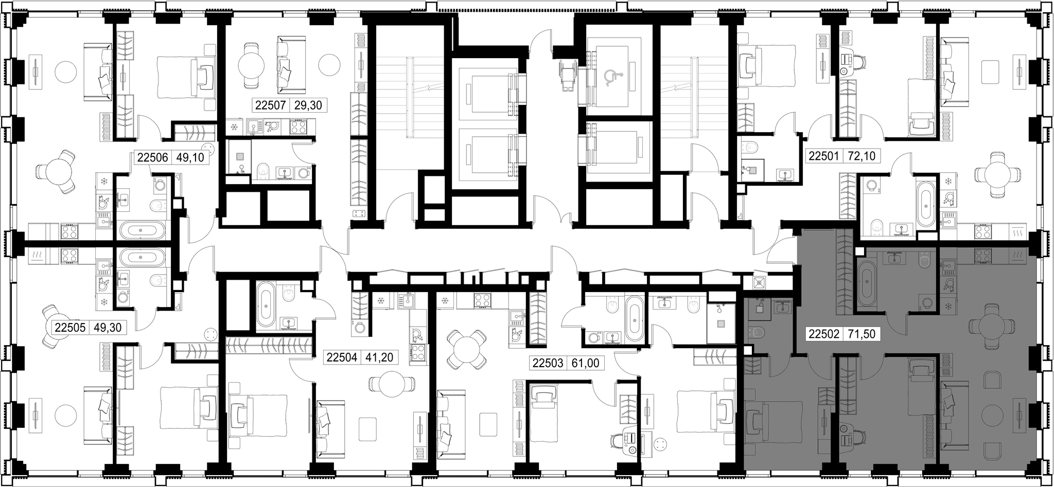 2-комн. Квартира 71.50 м², г. Москва, Вишнёвая улица
