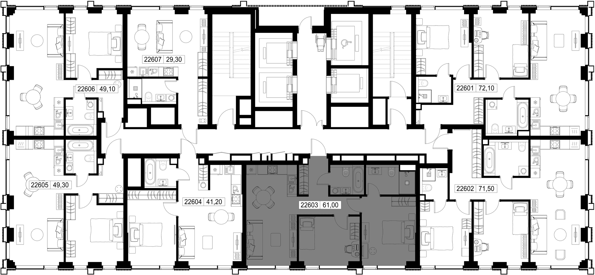 2-комн. Квартира 61.00 м², г. Москва, Вишнёвая улица