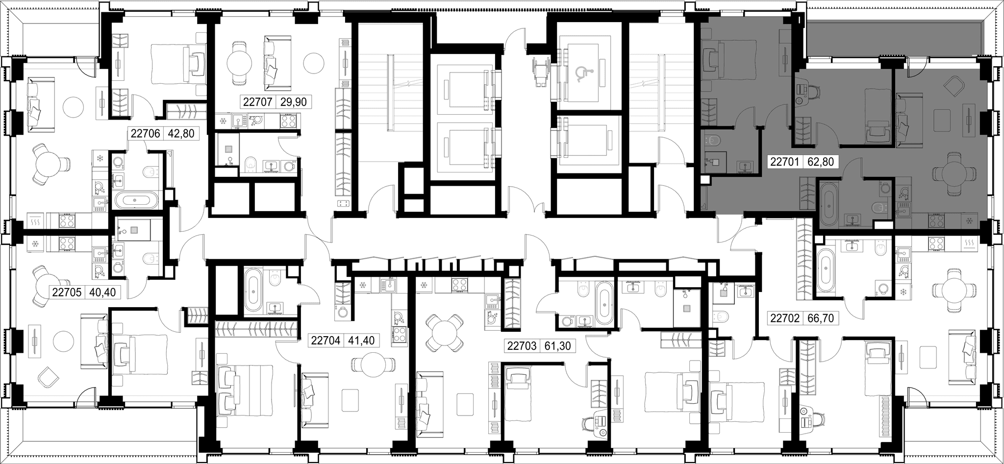 2-комн. Квартира 62.80 м², г. Москва, Вишнёвая улица