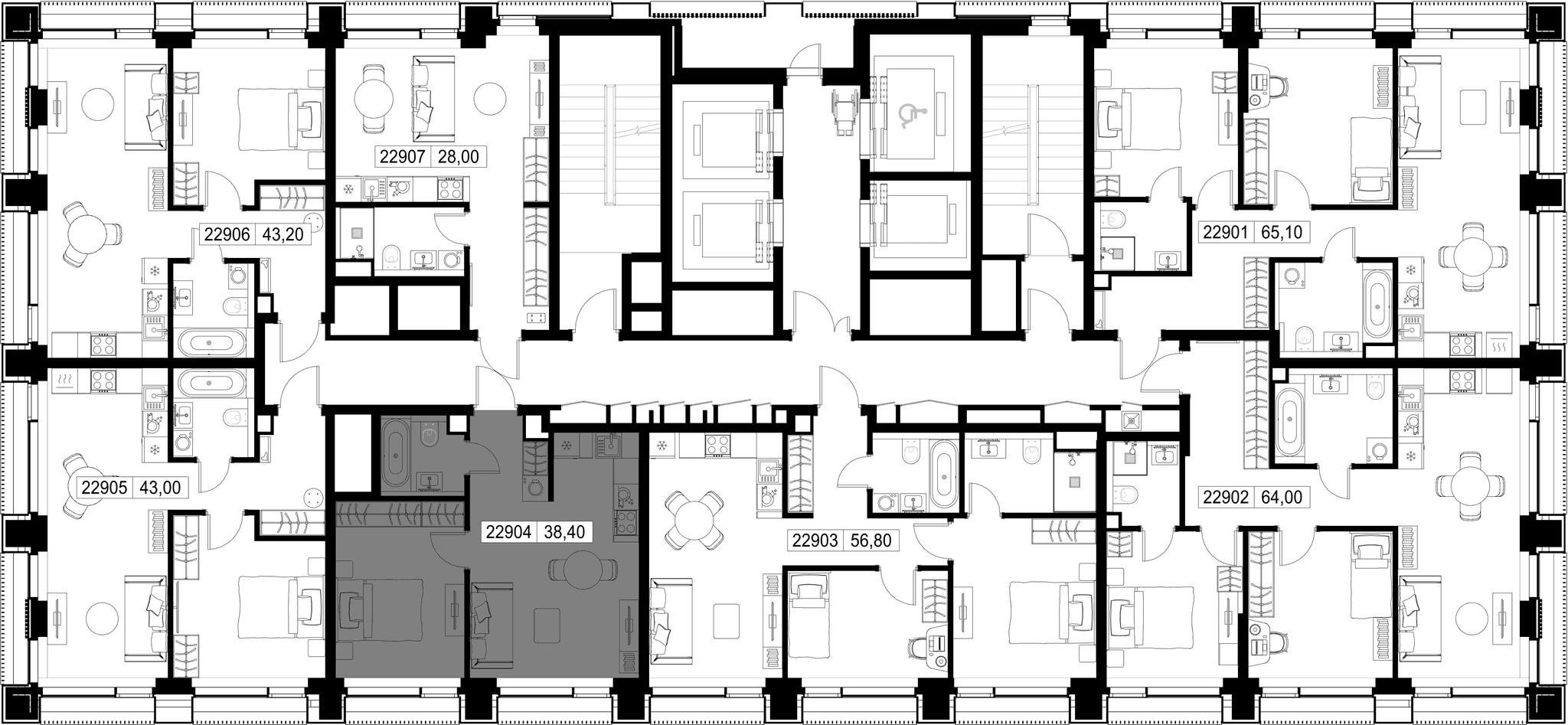1-комн. Квартира 38.40 м², г. Москва, Вишнёвая улица