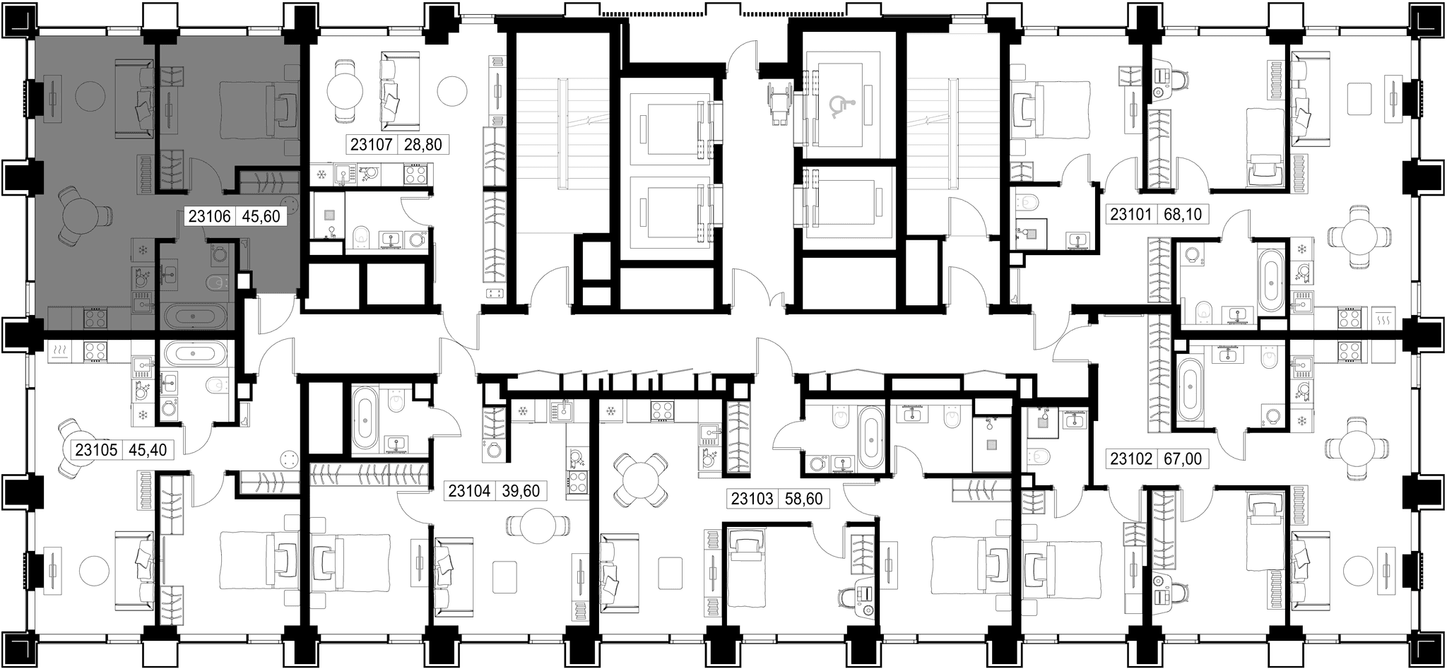 1-комн. Квартира 45.60 м², г. Москва, Вишнёвая улица