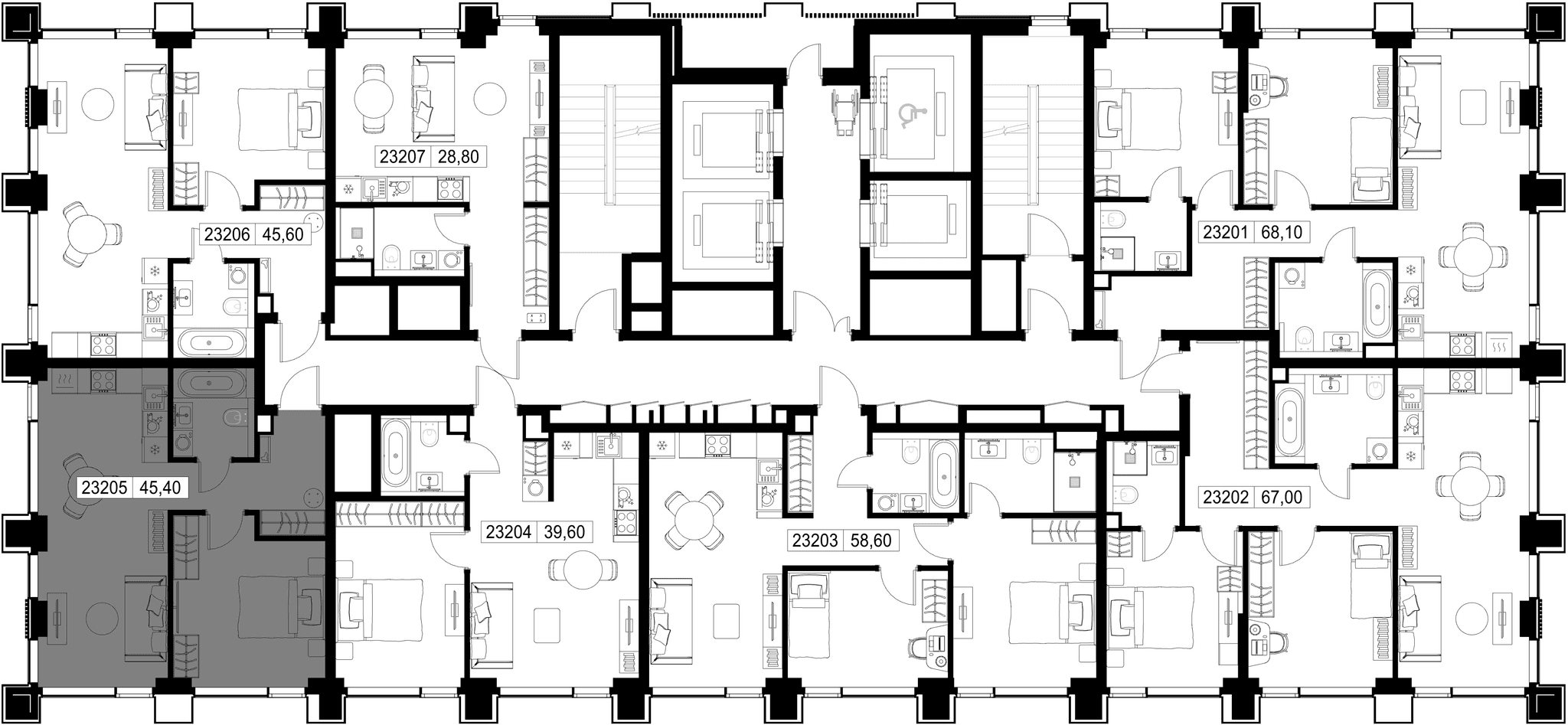 1-комн. Квартира 45.40 м², г. Москва, Вишнёвая улица