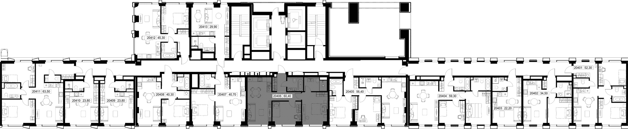 2-комн. Квартира 60.40 м², г. Москва, Вишнёвая улица
