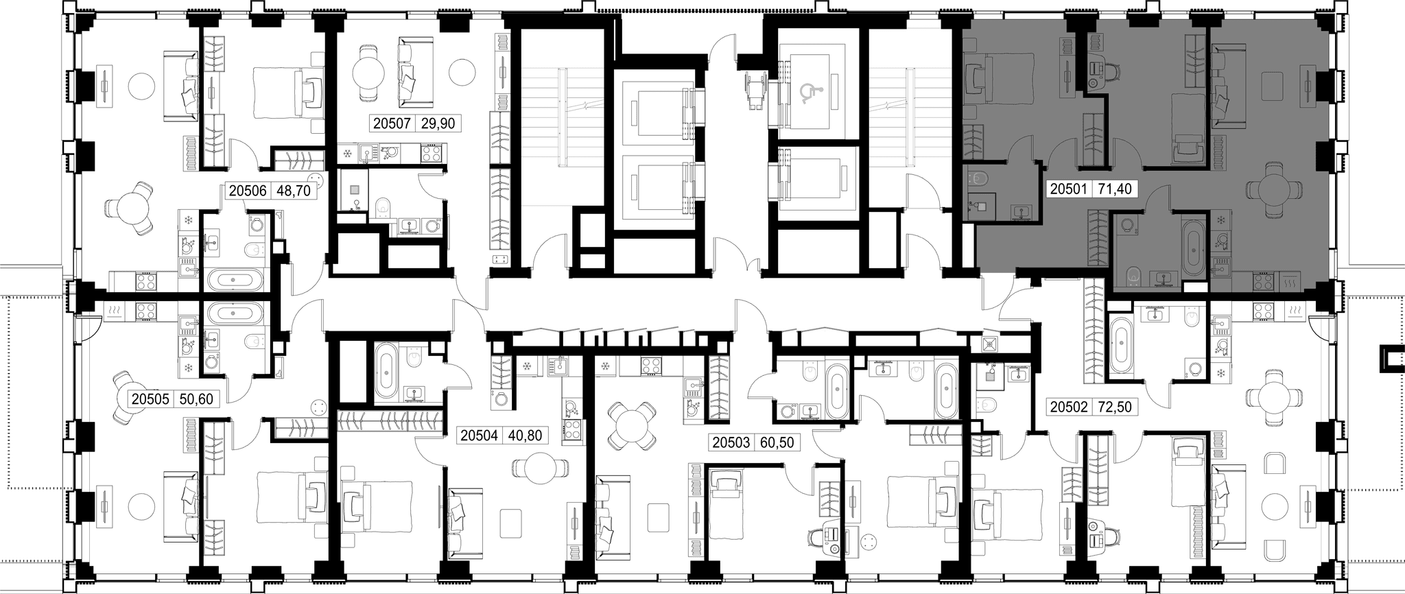 2-комн. Квартира 71.40 м², г. Москва, Вишнёвая улица