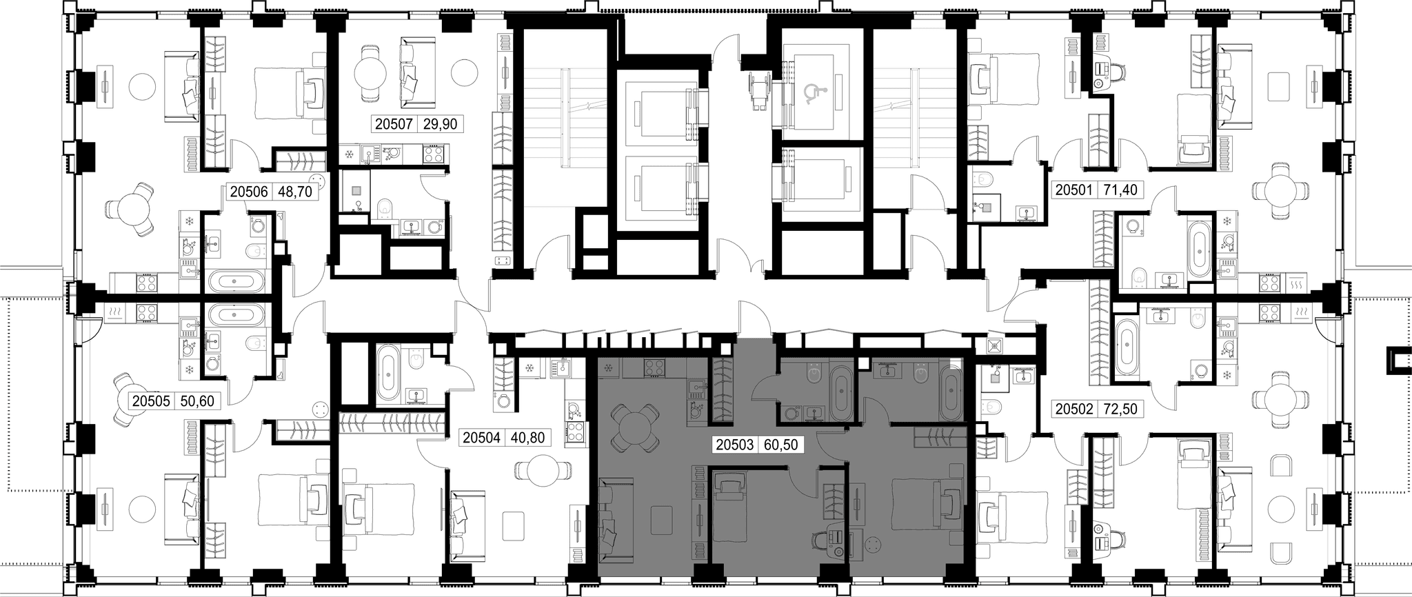 2-комн. Квартира 60.50 м², г. Москва, Вишнёвая улица