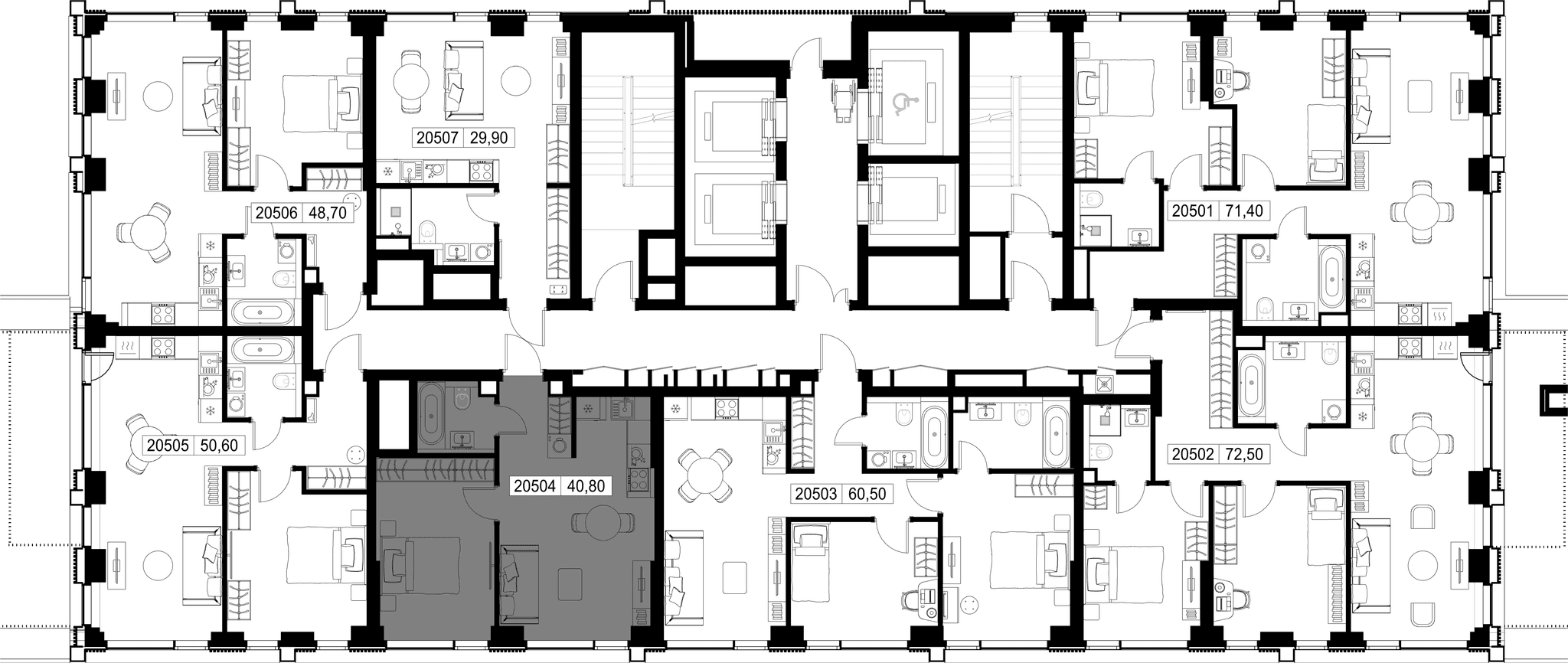 1-комн. Квартира 40.80 м², г. Москва, Вишнёвая улица