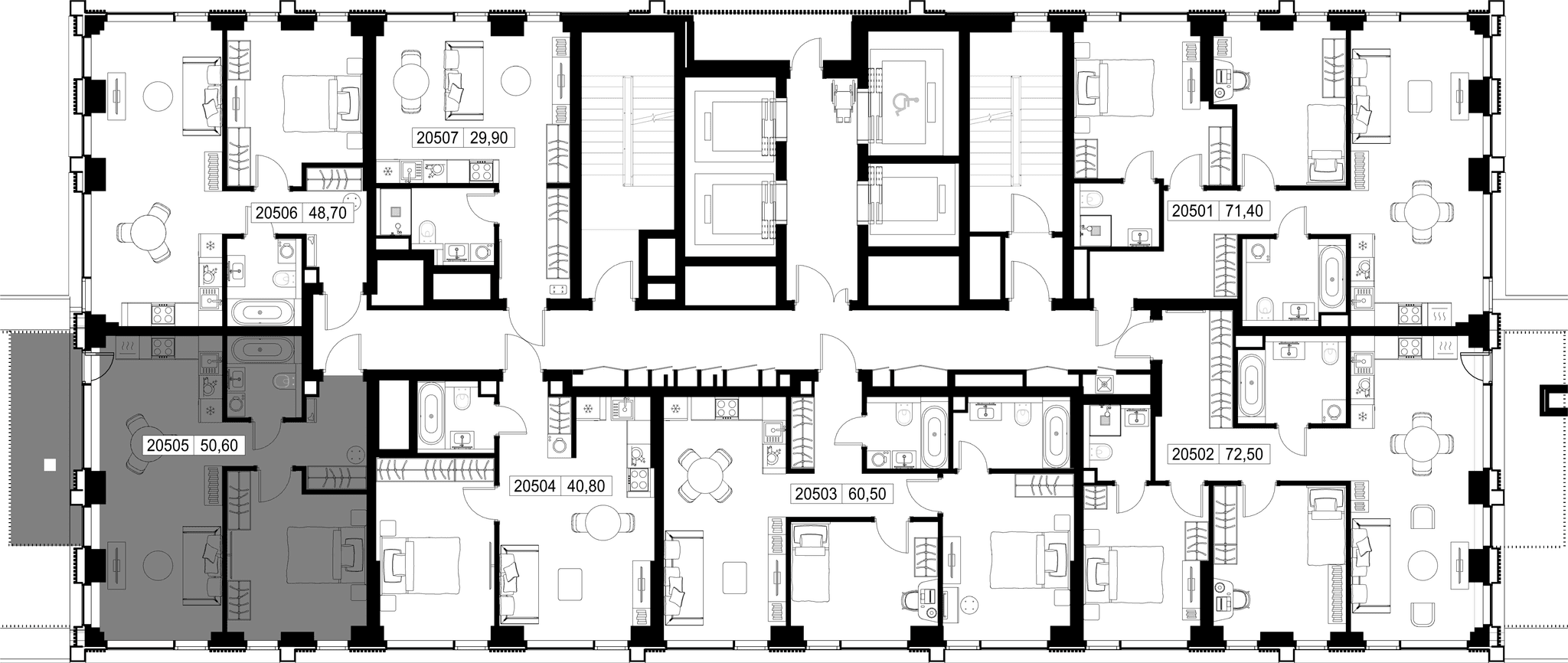 1-комн. Квартира 50.60 м², г. Москва, Вишнёвая улица