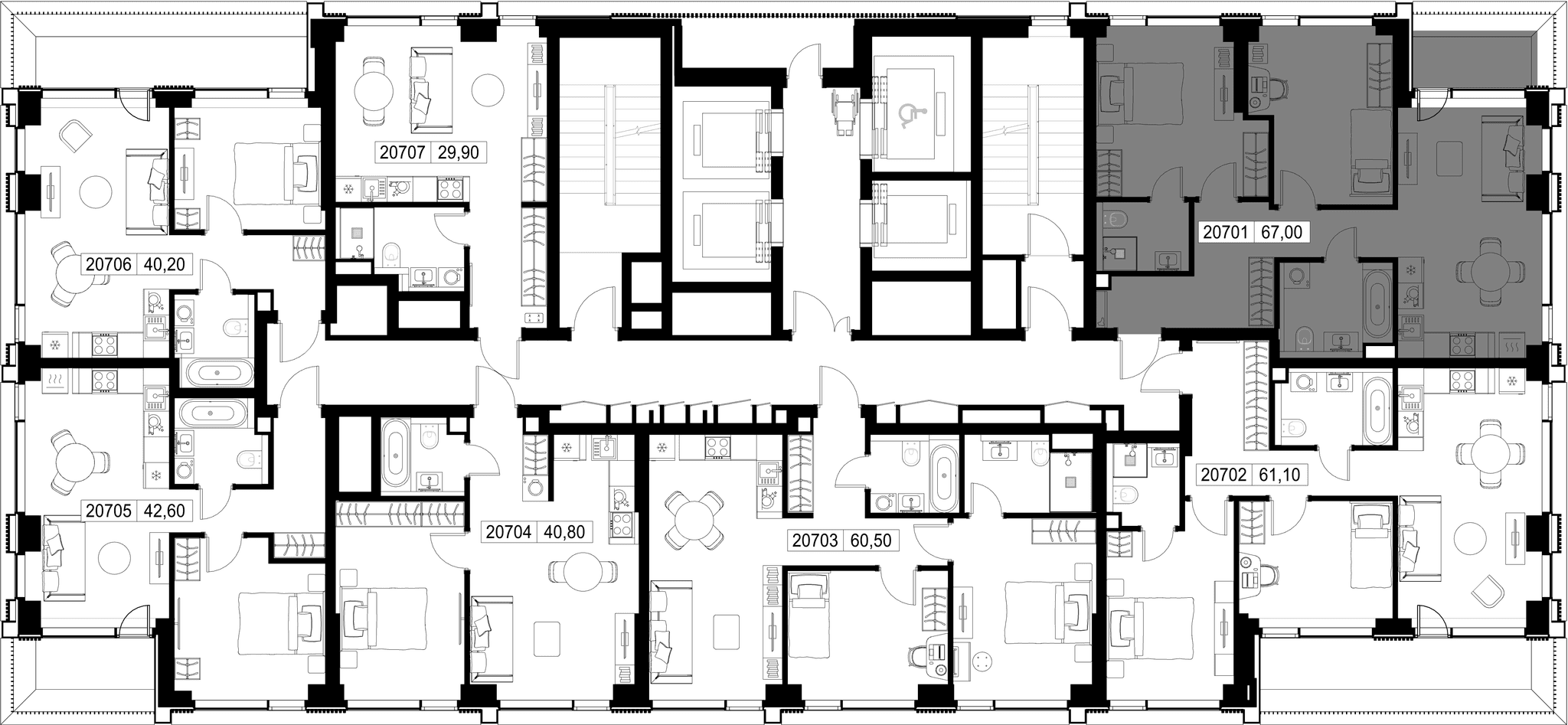 2-комн. Квартира 67.00 м², г. Москва, Вишнёвая улица
