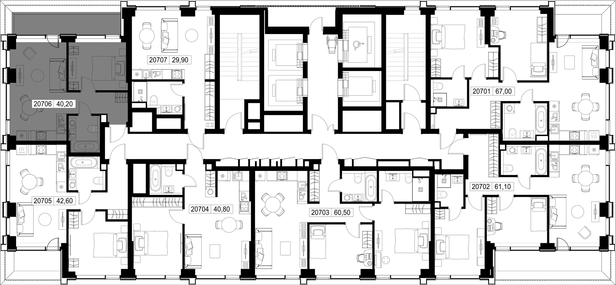 1-комн. Квартира 40.20 м², г. Москва, Вишнёвая улица