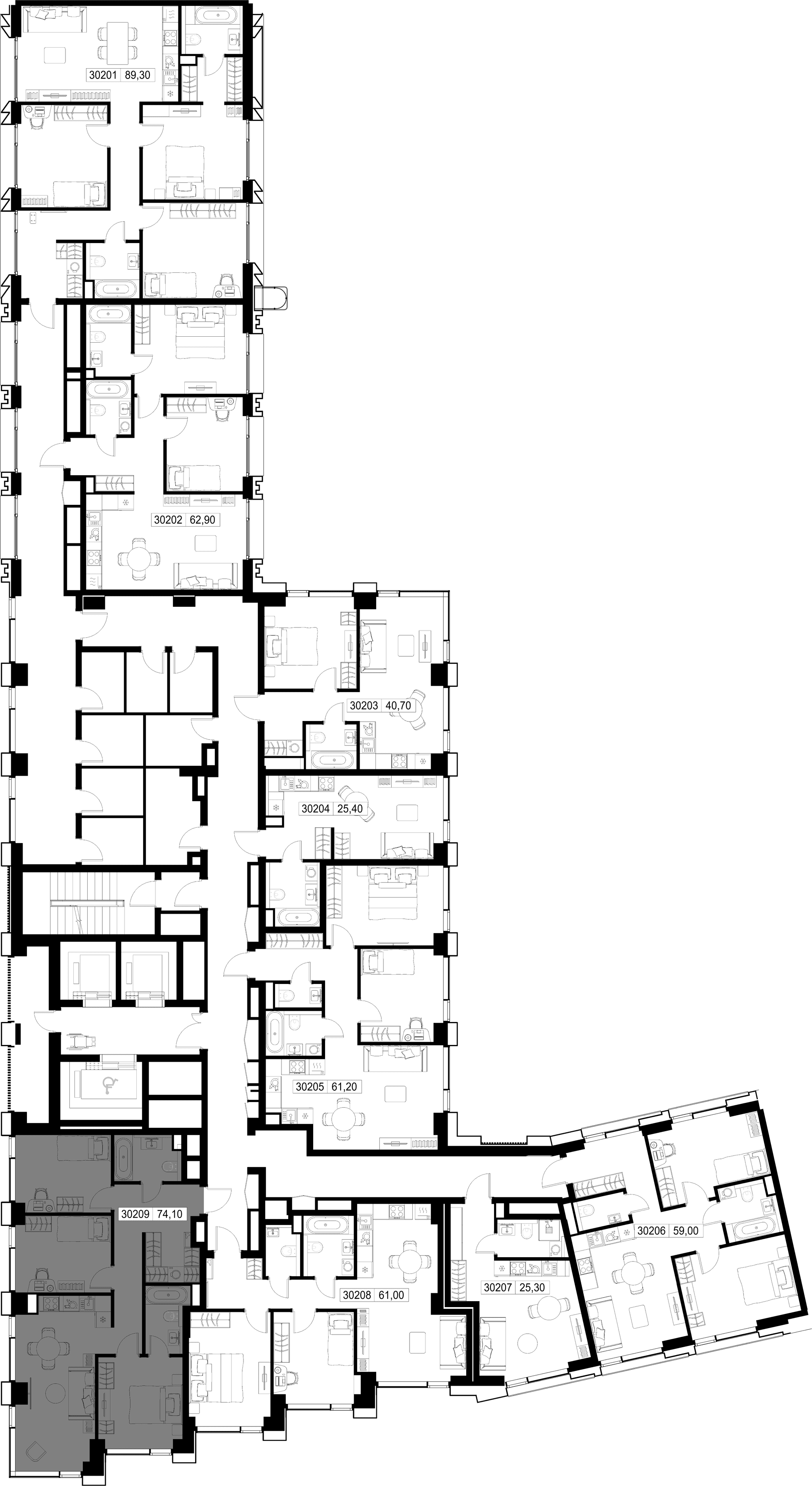 3-комн. Квартира 74.10 м², г. Москва, Вишнёвая улица