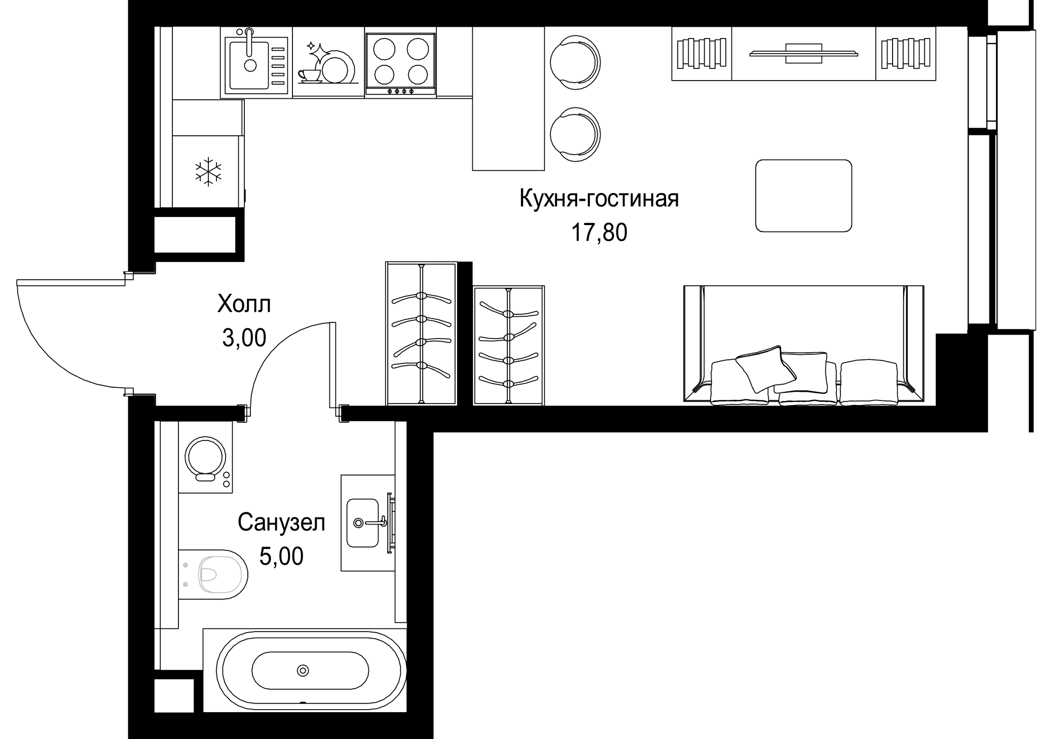 9-комн. Квартира 25.80 м², г. Москва, Вишнёвая улица