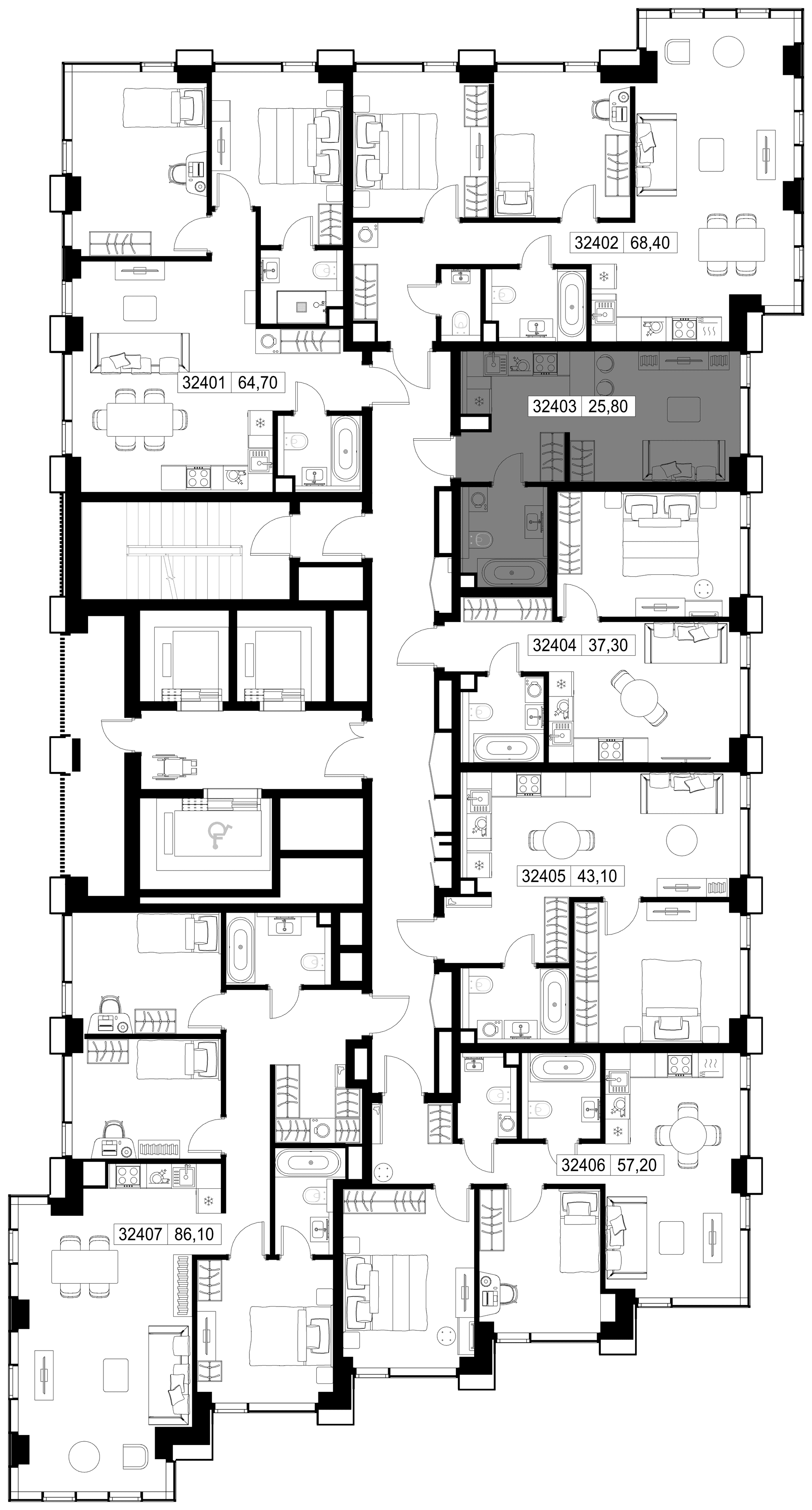 9-комн. Квартира 25.80 м², г. Москва, Вишнёвая улица