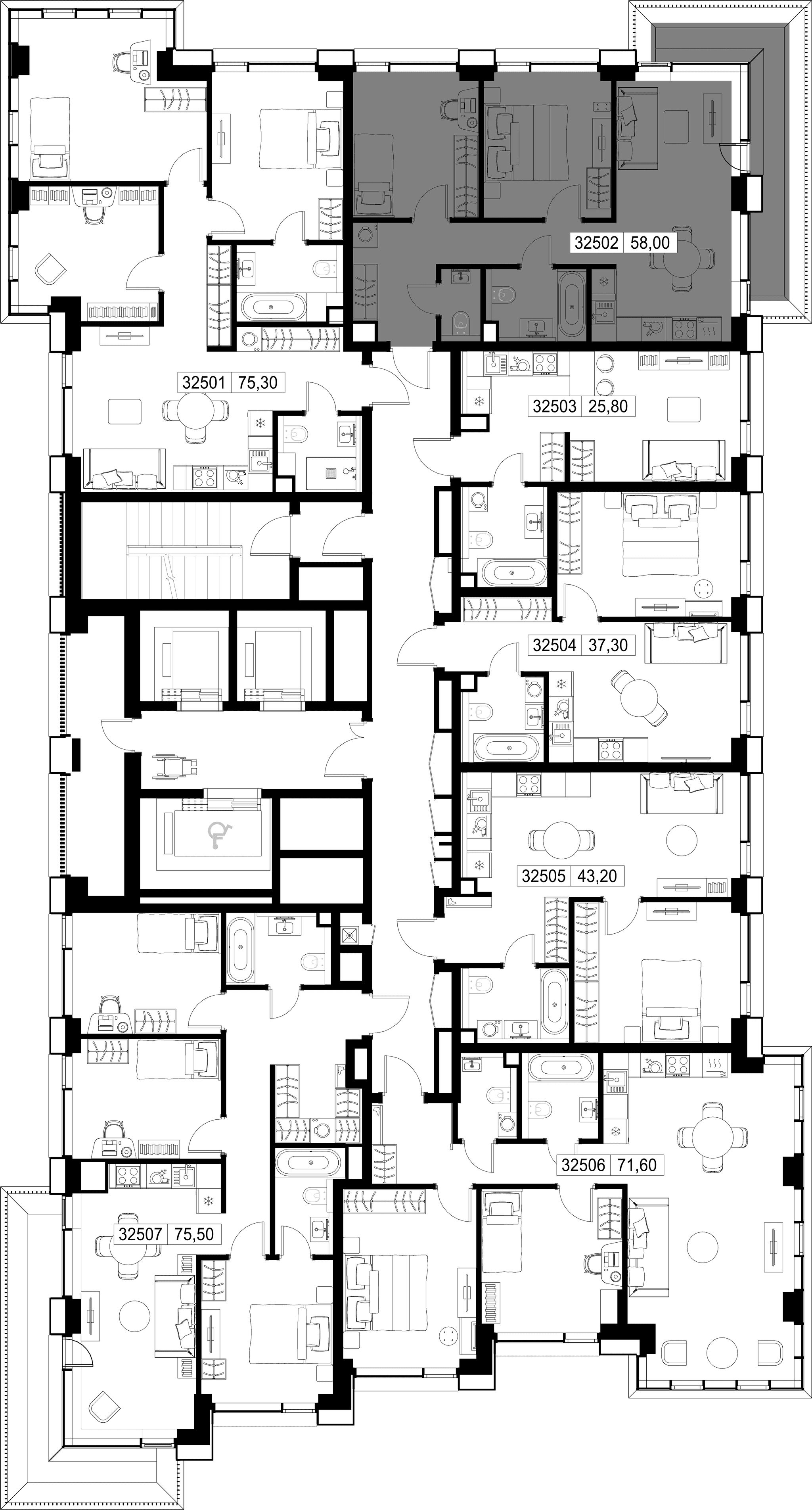 2-комн. Квартира 58.00 м², г. Москва, Вишнёвая улица