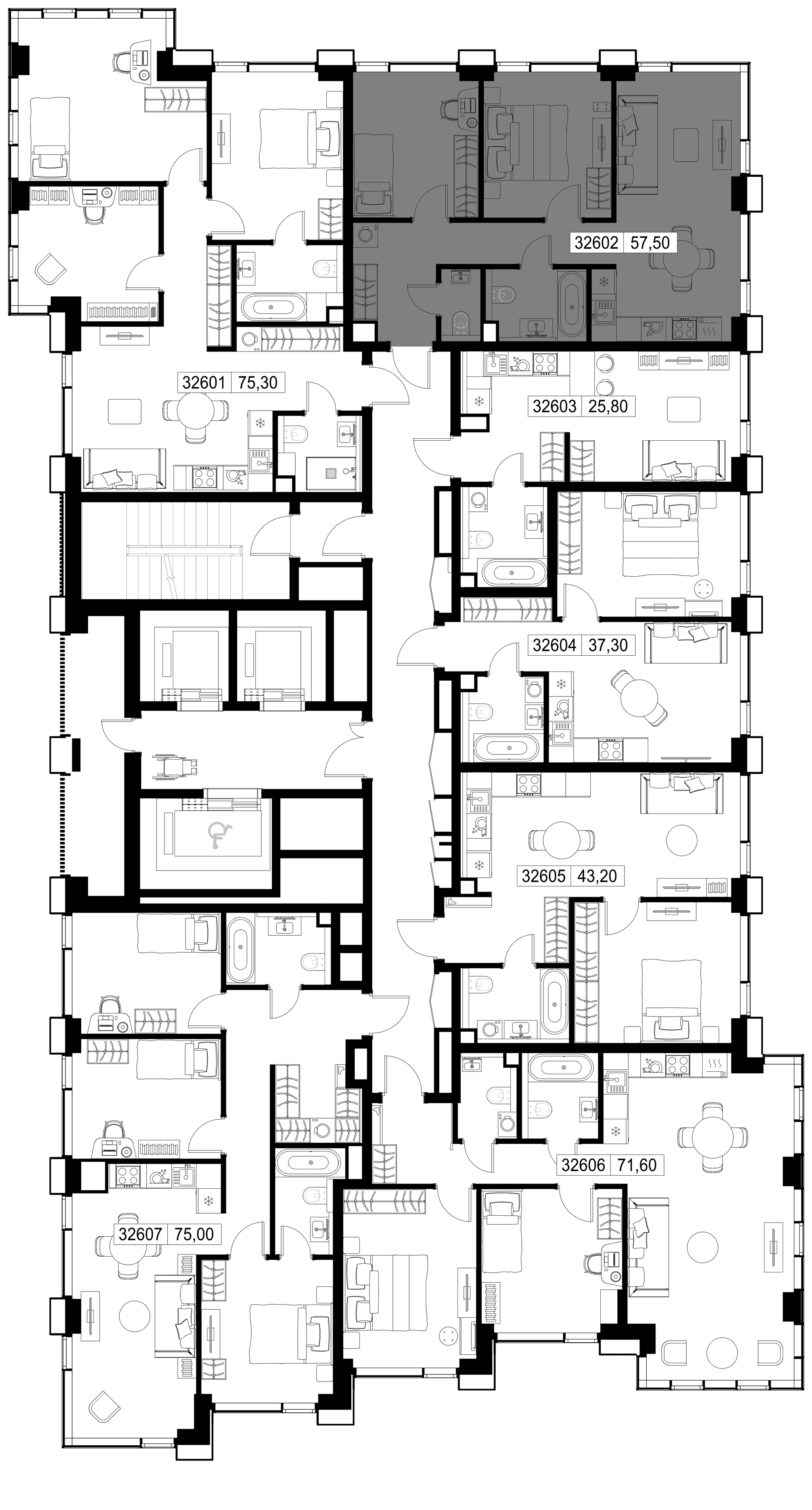 2-комн. Квартира 57.50 м², г. Москва, Вишнёвая улица