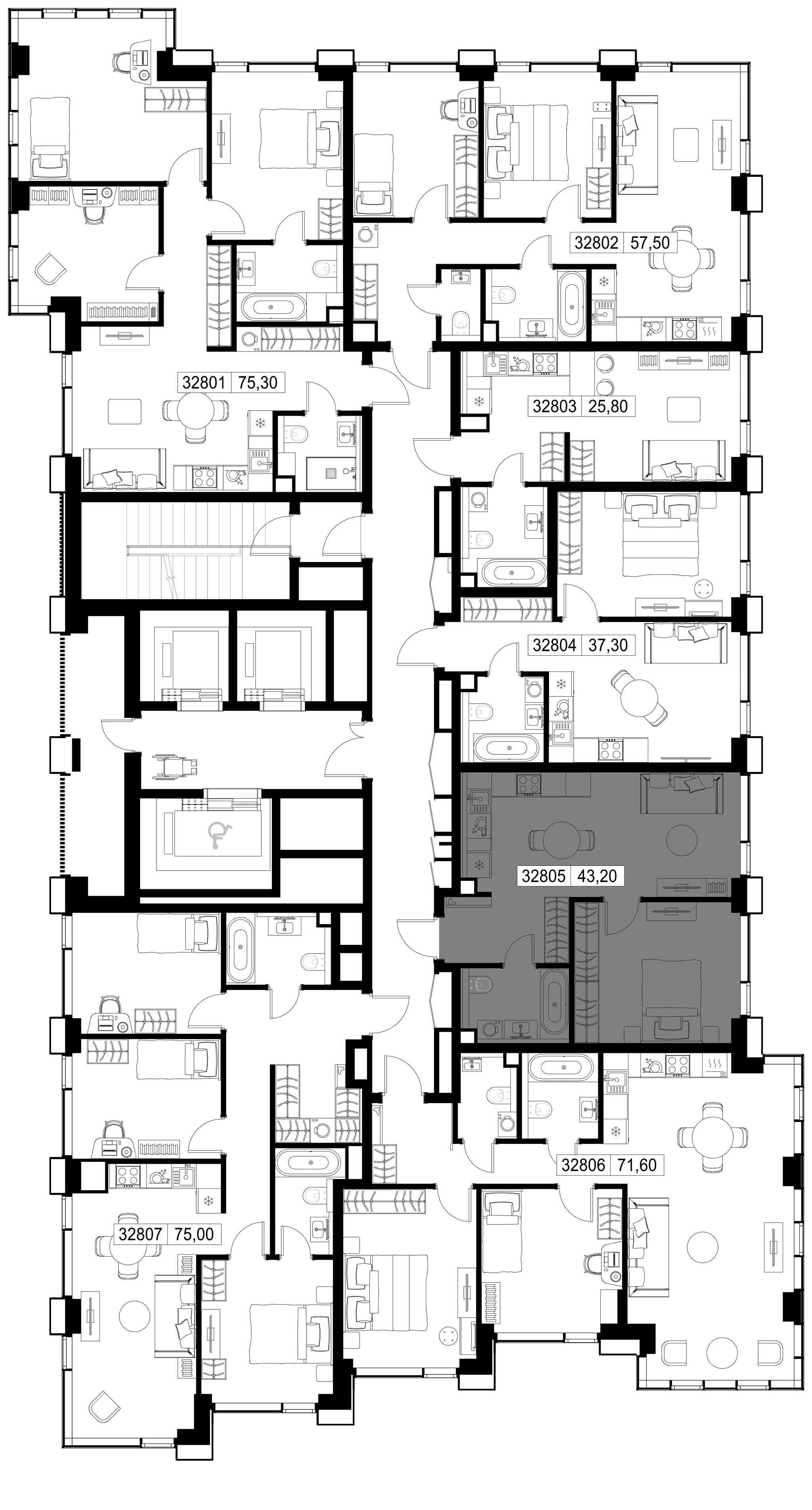 1-комн. Квартира 43.20 м², г. Москва, Вишнёвая улица