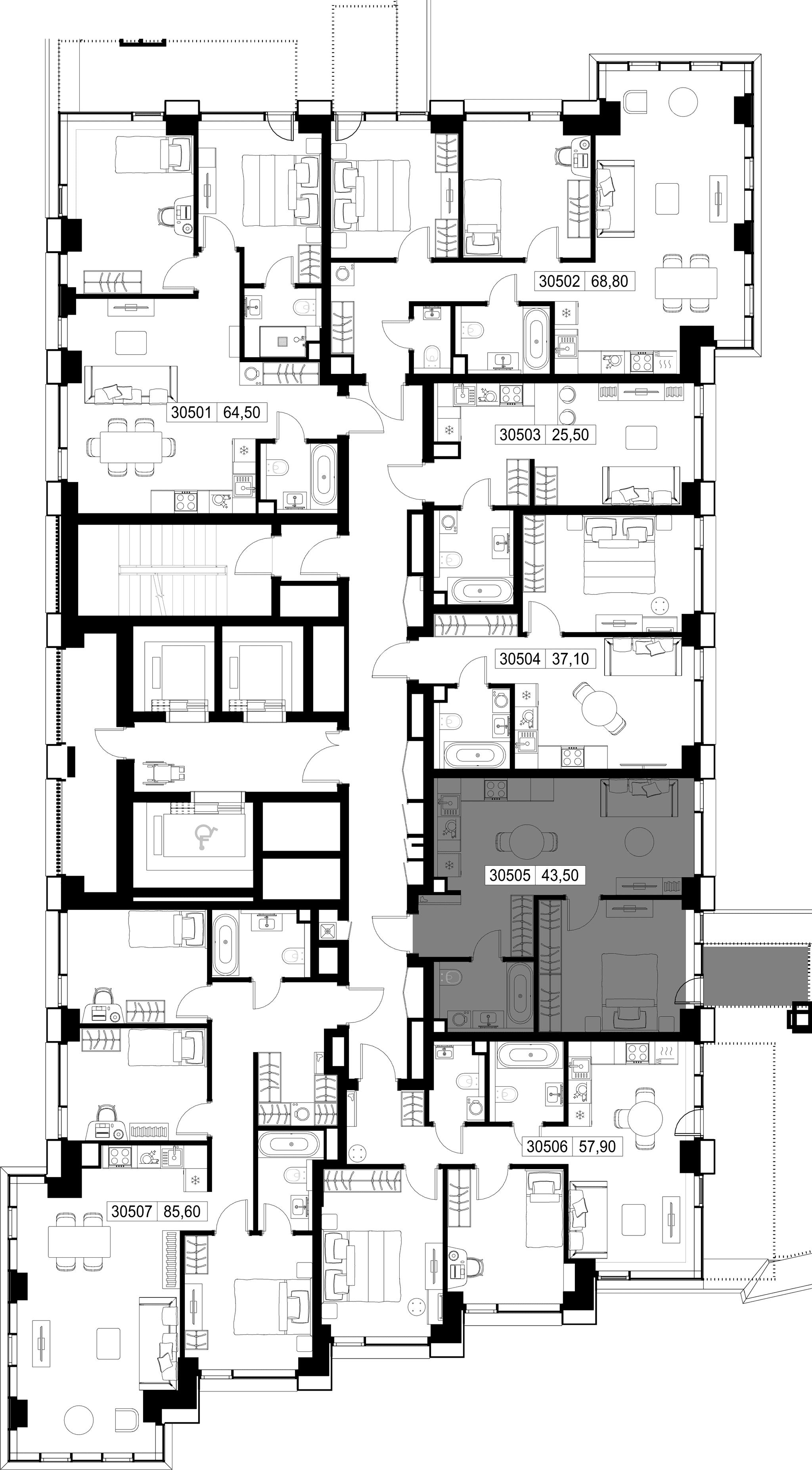 1-комн. Квартира 43.50 м², г. Москва, Вишнёвая улица