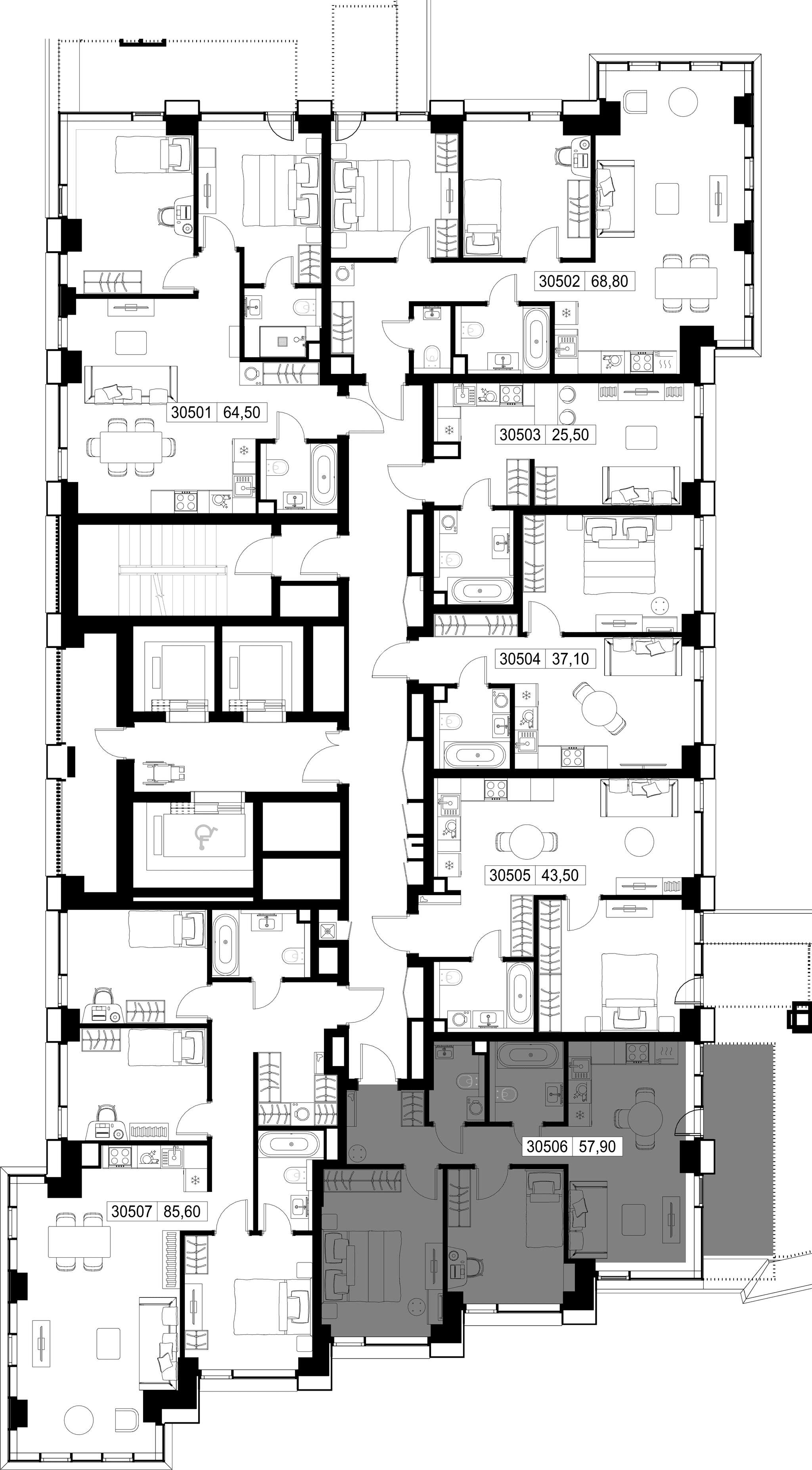 2-комн. Квартира 57.90 м², г. Москва, Вишнёвая улица
