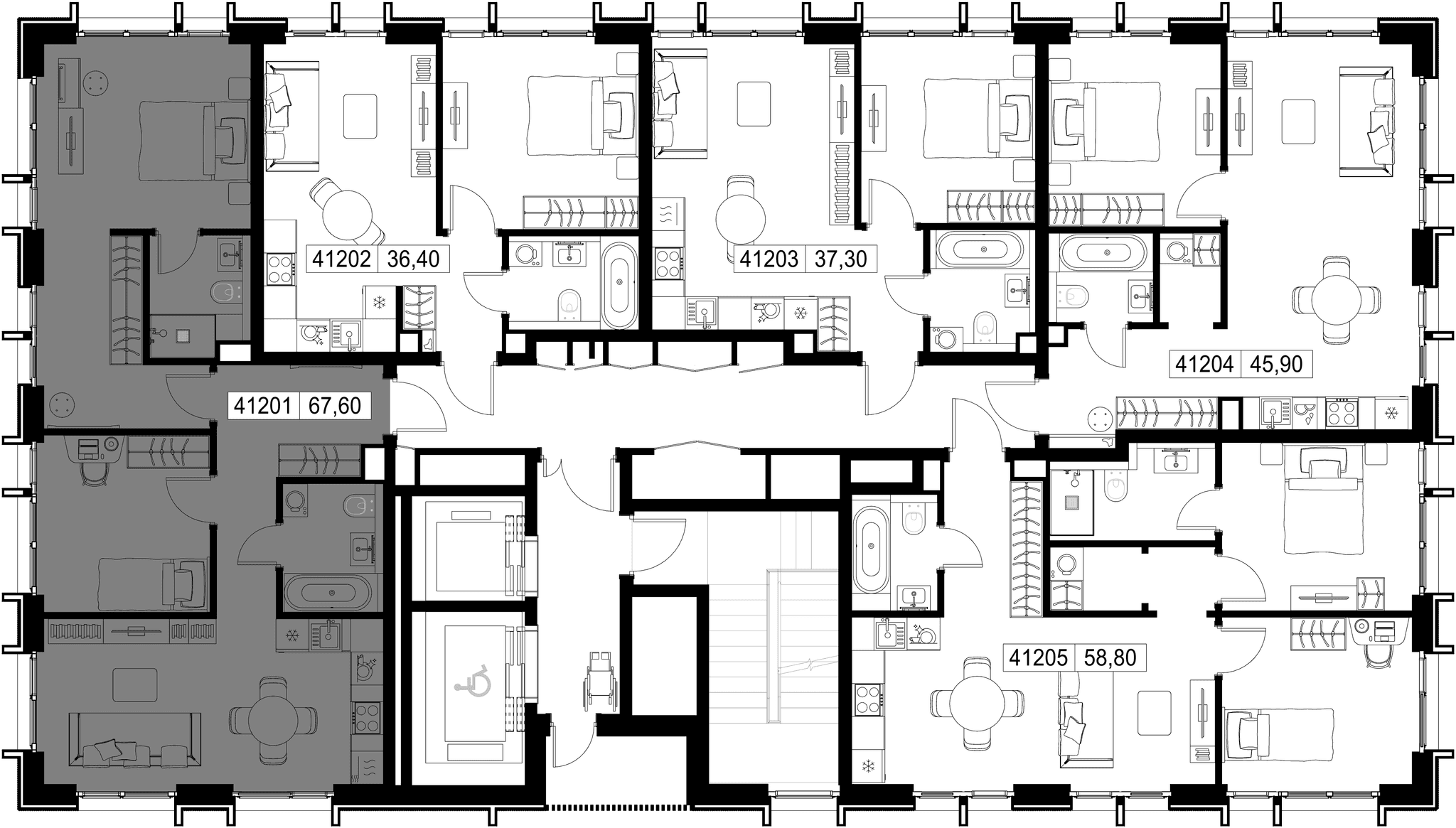 2-комн. Квартира 67.60 м², г. Москва, Вишнёвая улица